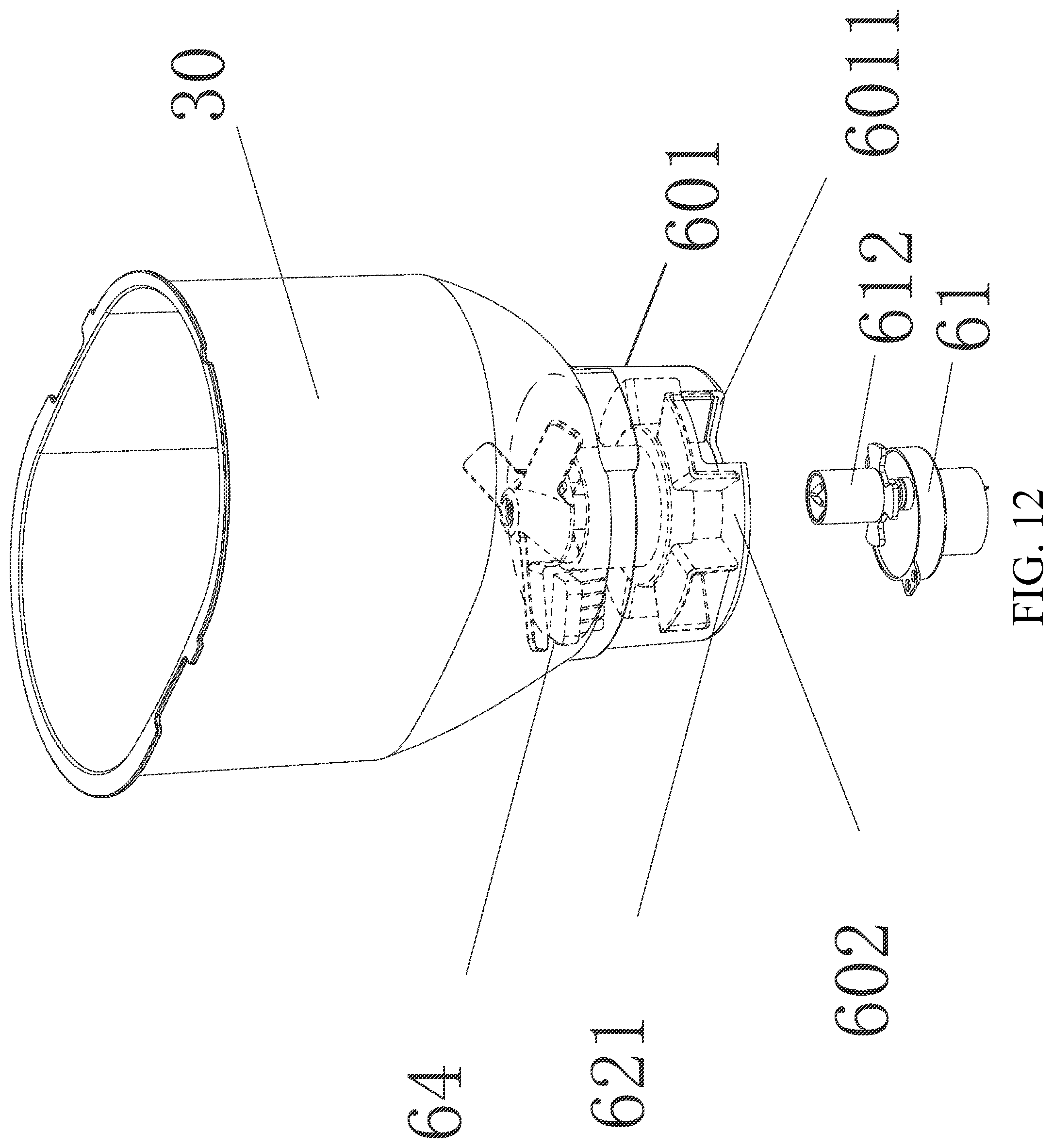 Patent US12102064 Figure 11 – Pet feeder
