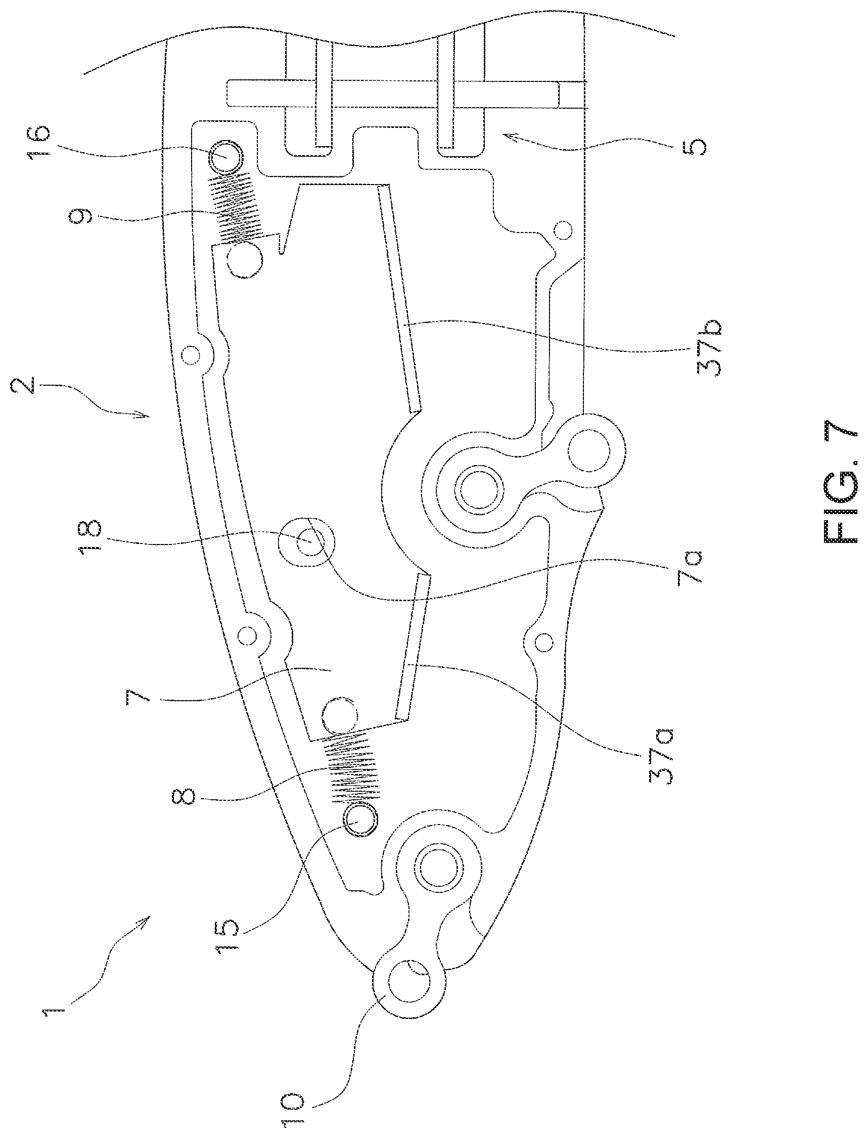 Patent US12102071 Figure 7 – Lure with internal oscillating body