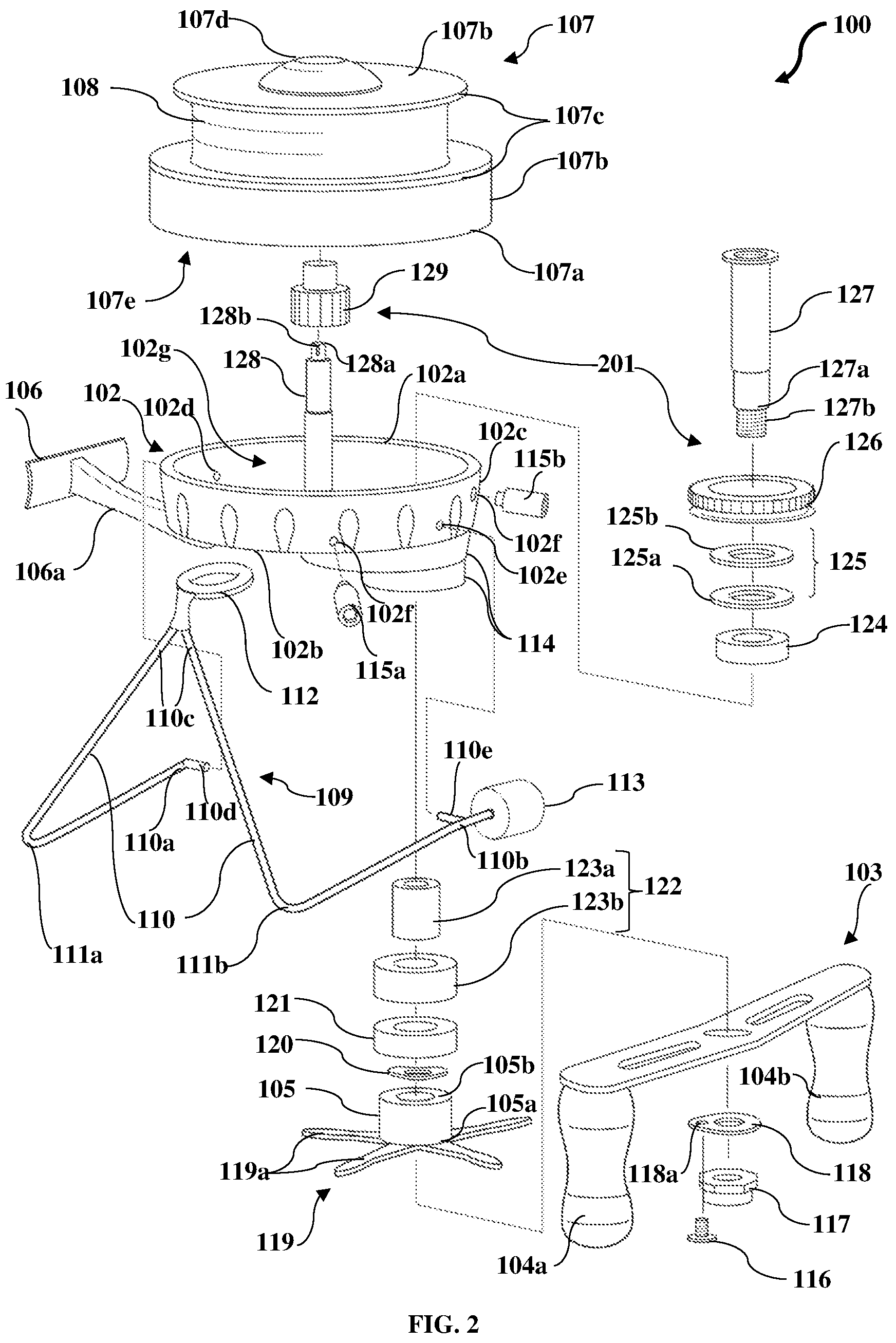 Patent US12102073 Figure 4 – Fishing reel with a line transfer mechanism