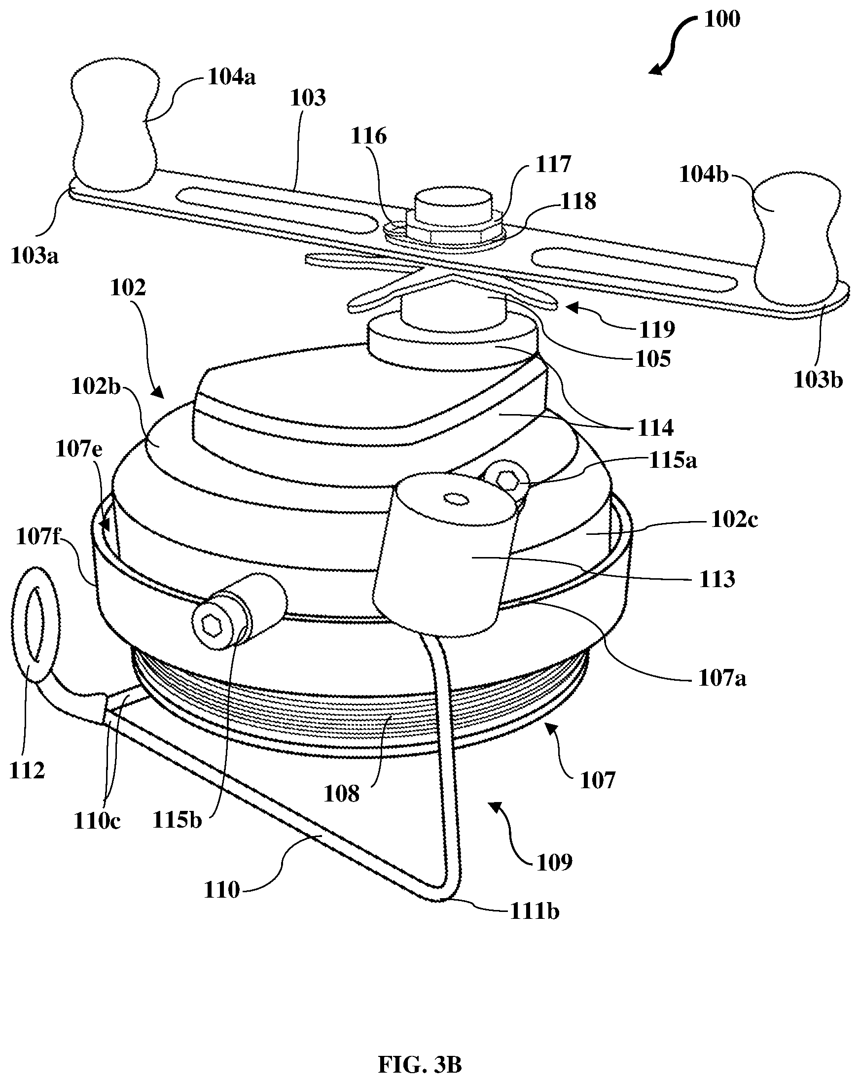 Patent US12102073 Figure 6 – Fishing reel with a line transfer mechanism