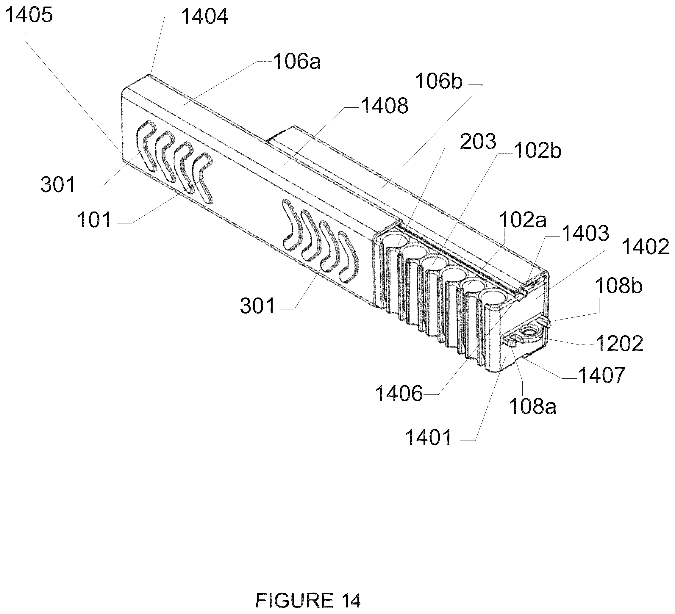 Patent US12102076 Figure 14 – Fishing bait cartridge