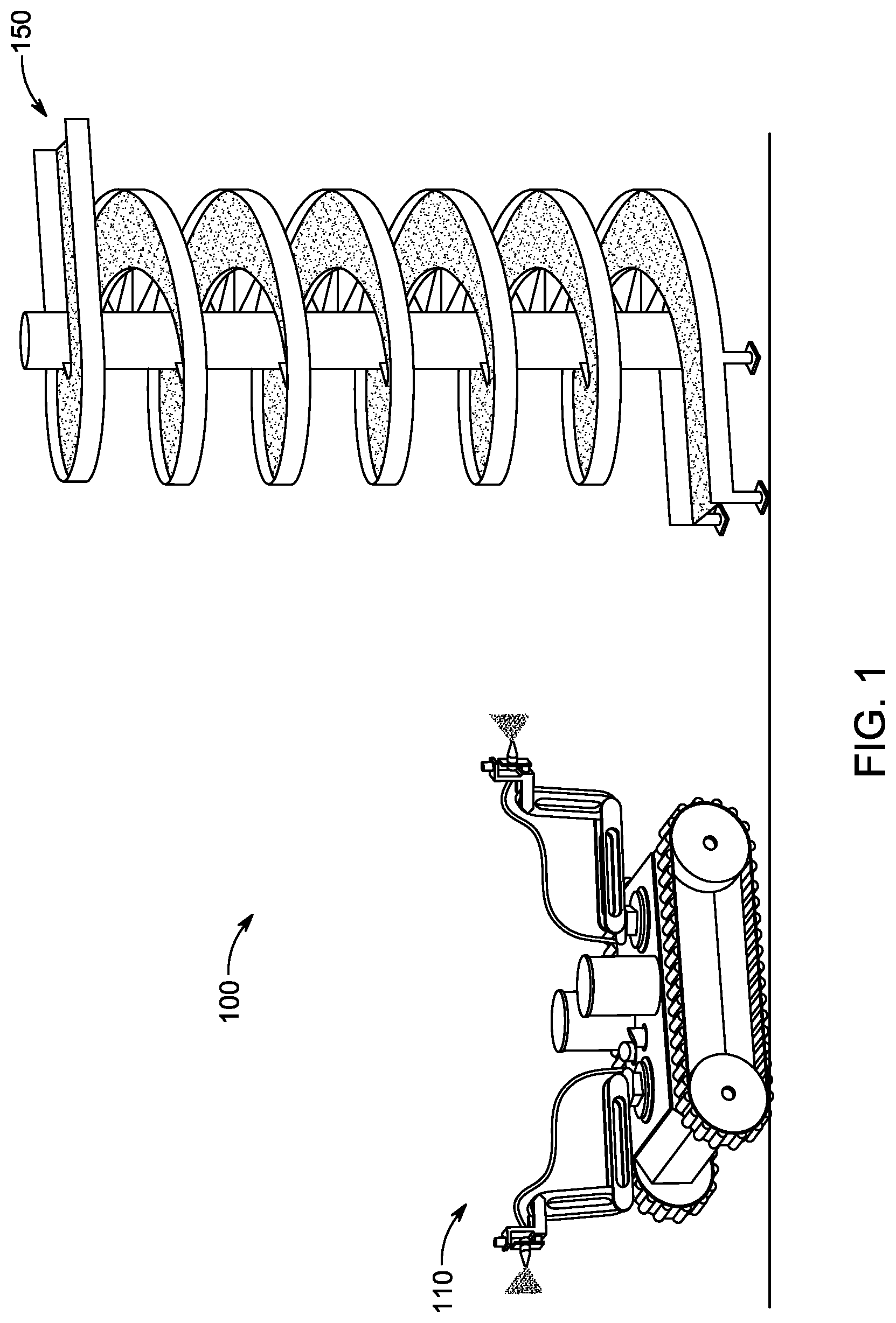 Patent US12102081 Figure 1 – Vertical farming spraying system