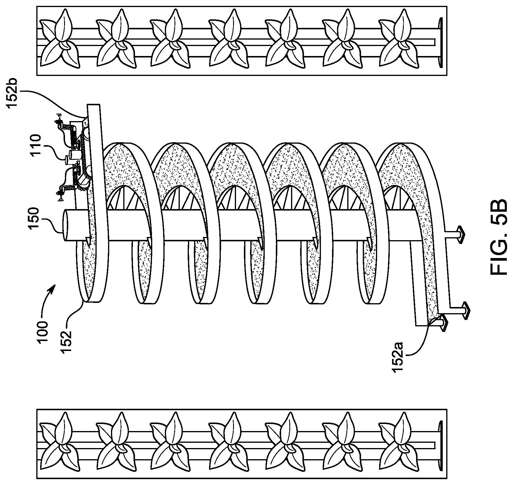 Patent US12102081 Figure 6 – Vertical farming spraying system
