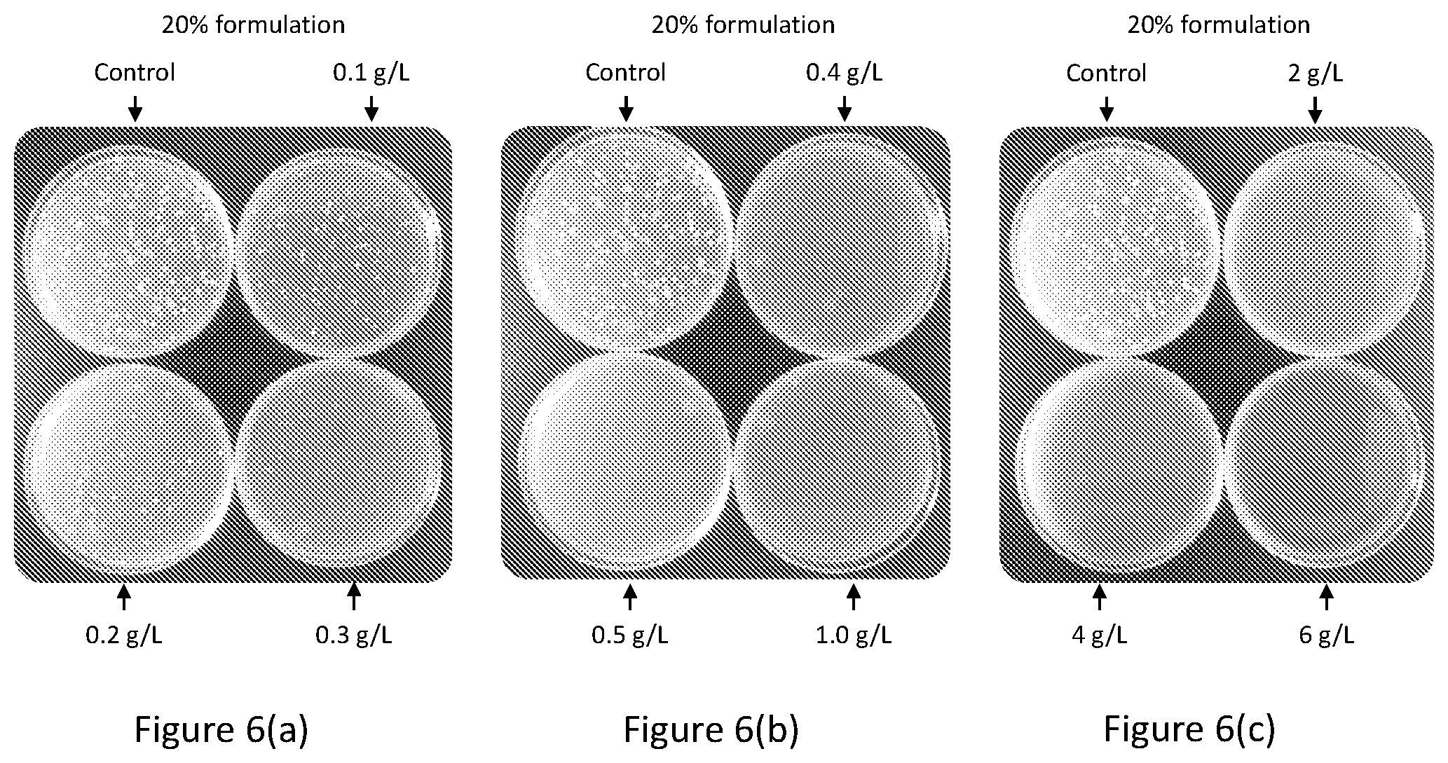 Patent US12102088 Figure 6 – Tannin formulations for agricultural use in plants