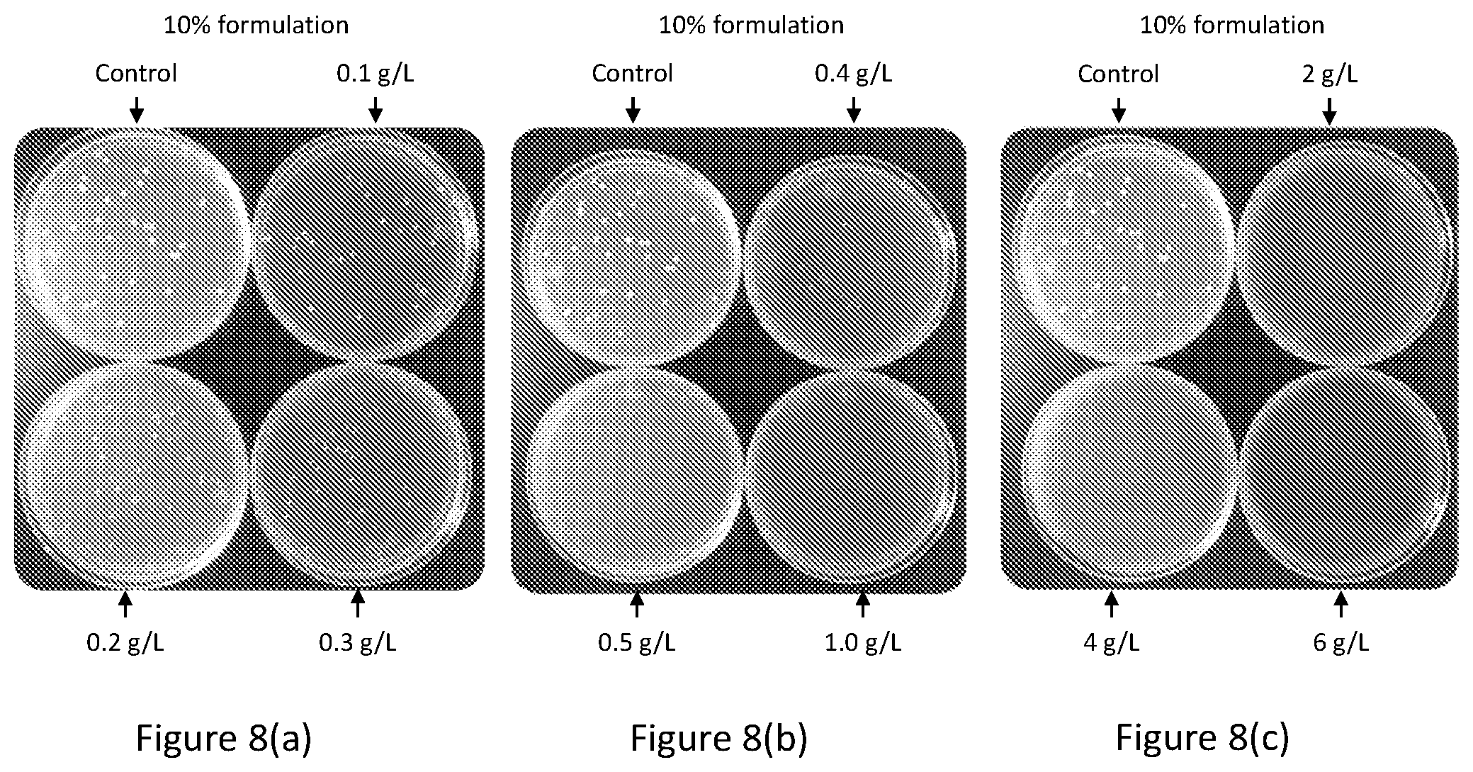 Patent US12102088 Figure 8 – Tannin formulations for agricultural use in plants
