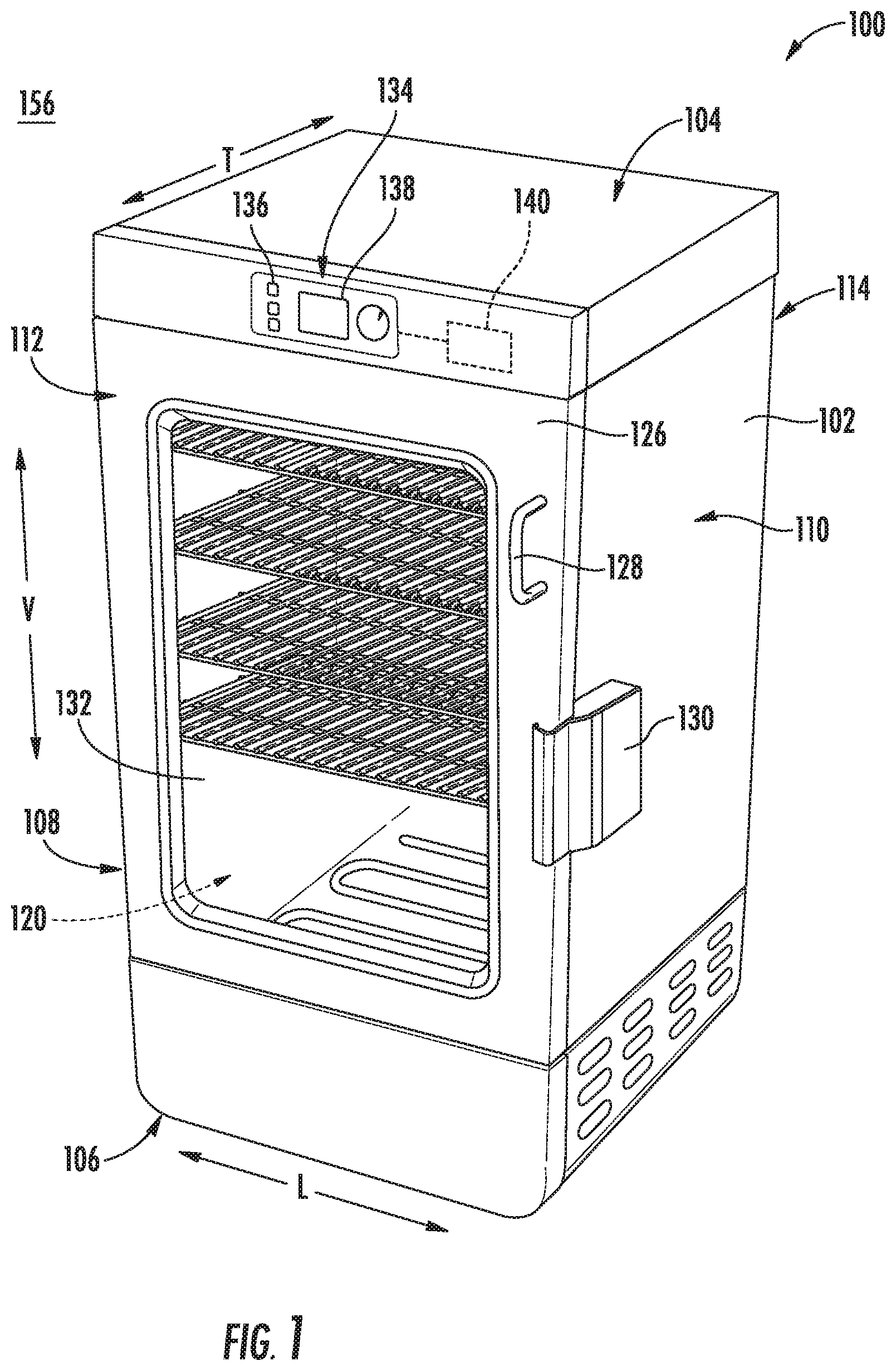 Patent US12102098 Figure 1 – Smoke generating assembly for an indoor smoker