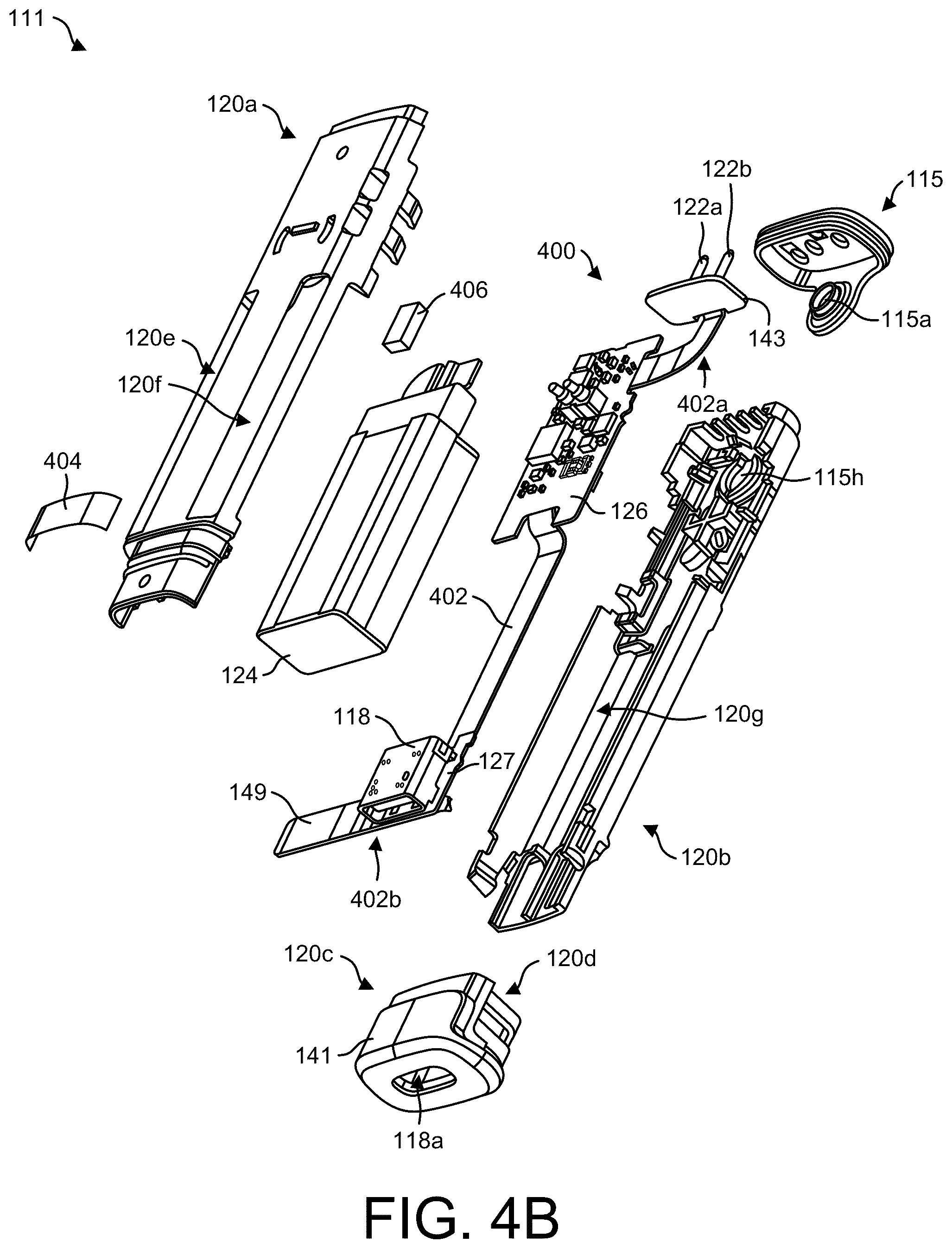 Patent US12102117 Figure 7 – Vaporizer device with differential pressure sensor