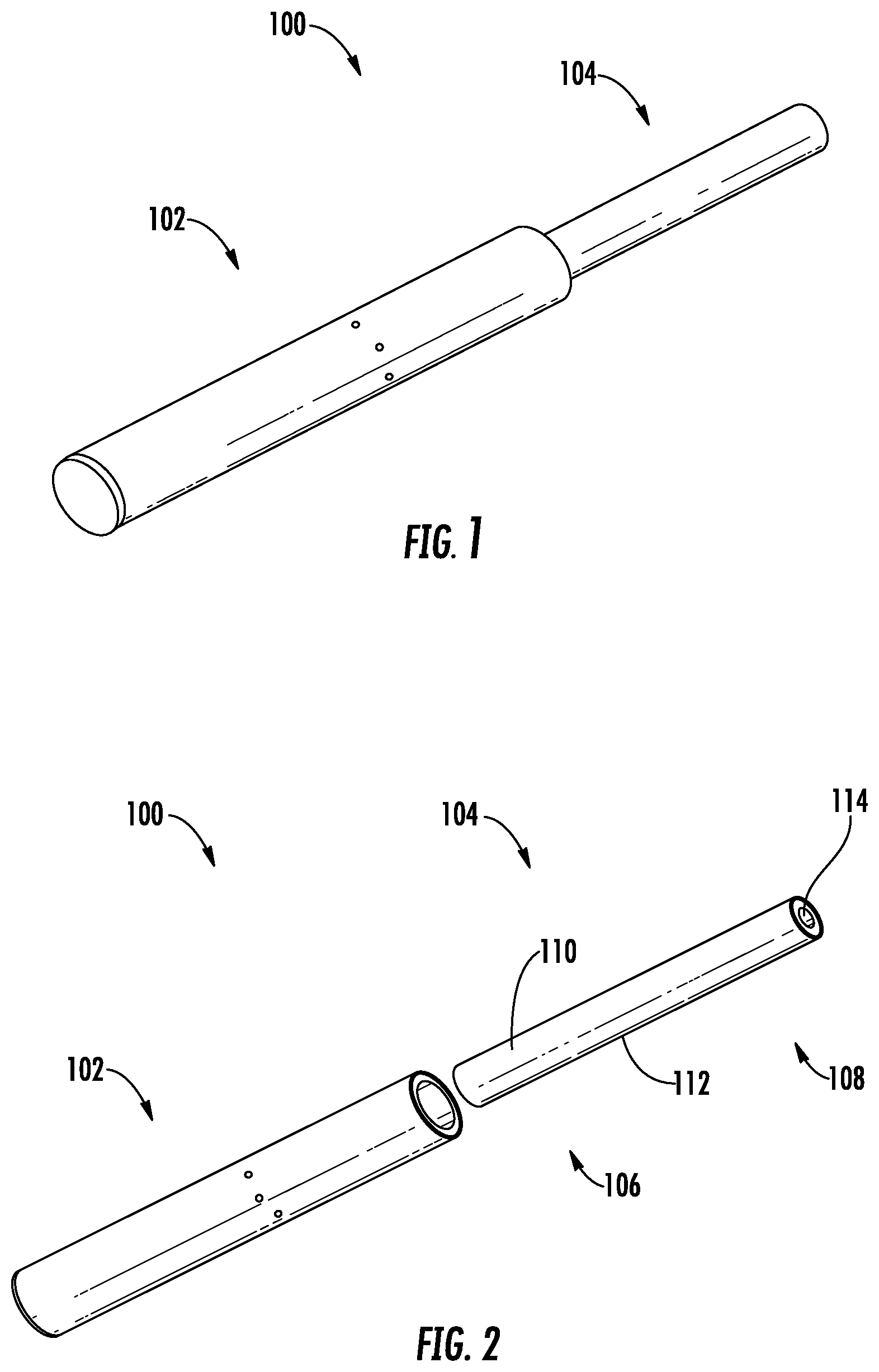 Patent US12102118 — Electronically heated heat-not-burn smoking article — Figure 1