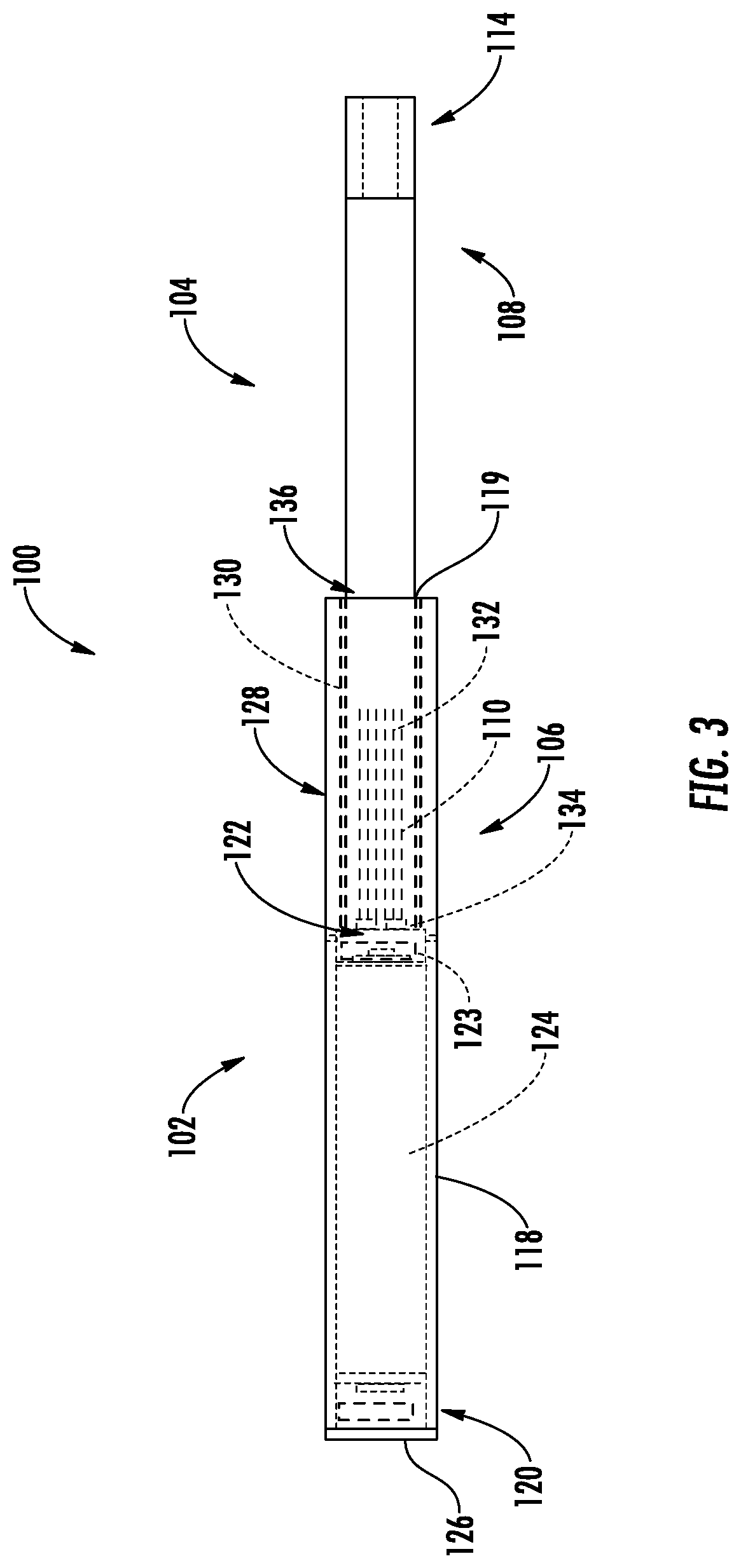 Patent US12102118 Figure 2 – Electronically heated heat-not-burn smoking article