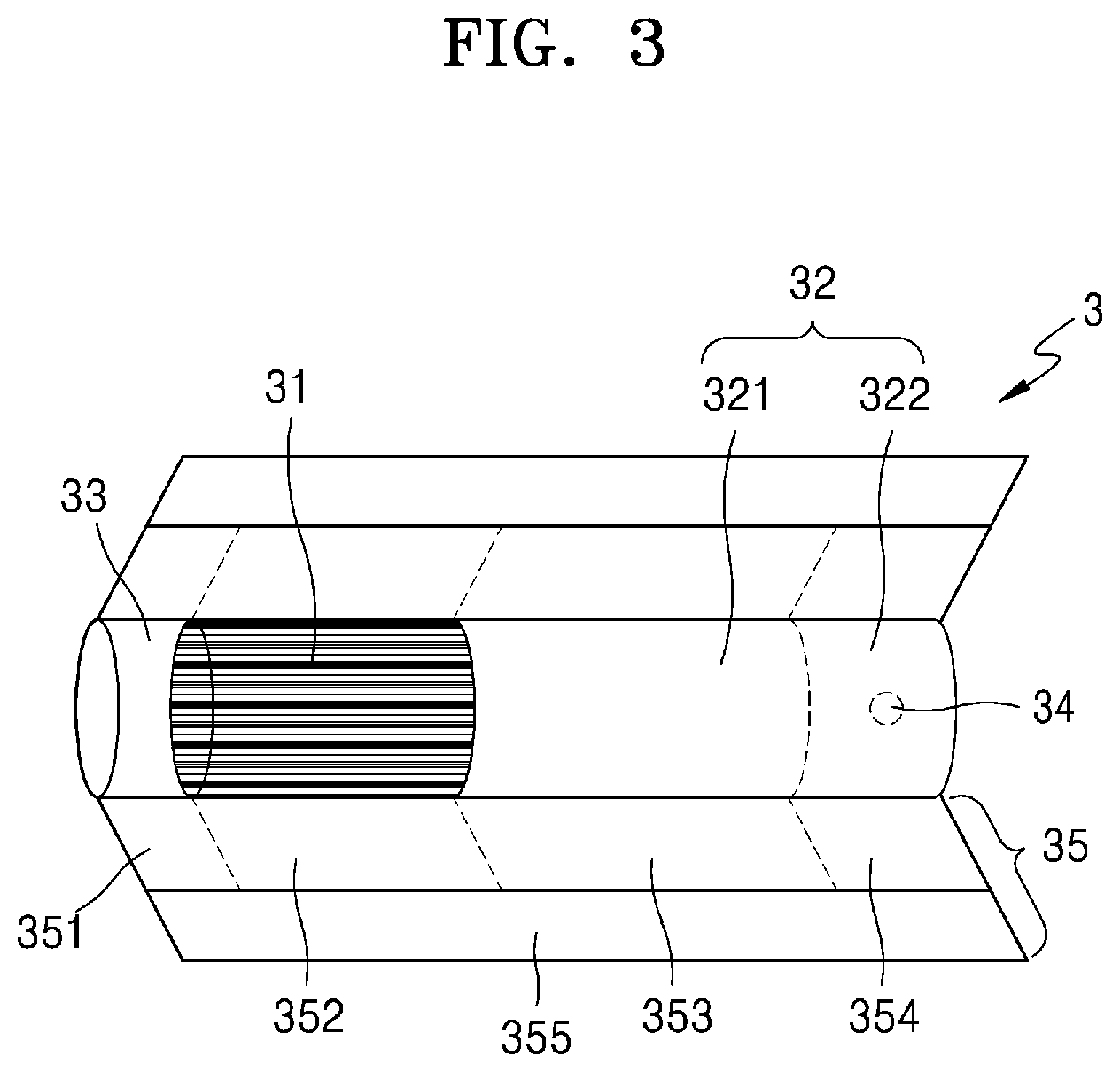 Patent US12102119 Figure 3 – Aerosol generating article and aerosol generating system