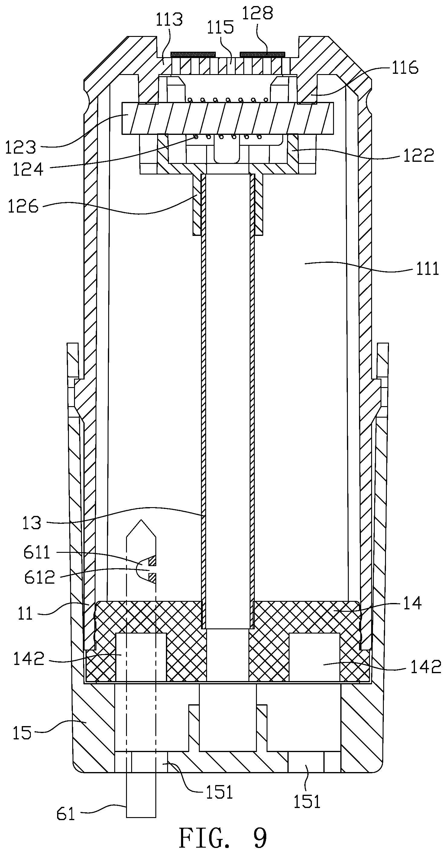Patent US12102123 Figure 9 – Cartridge, liquid injection method, liquid injection mechanism and separating mechanism