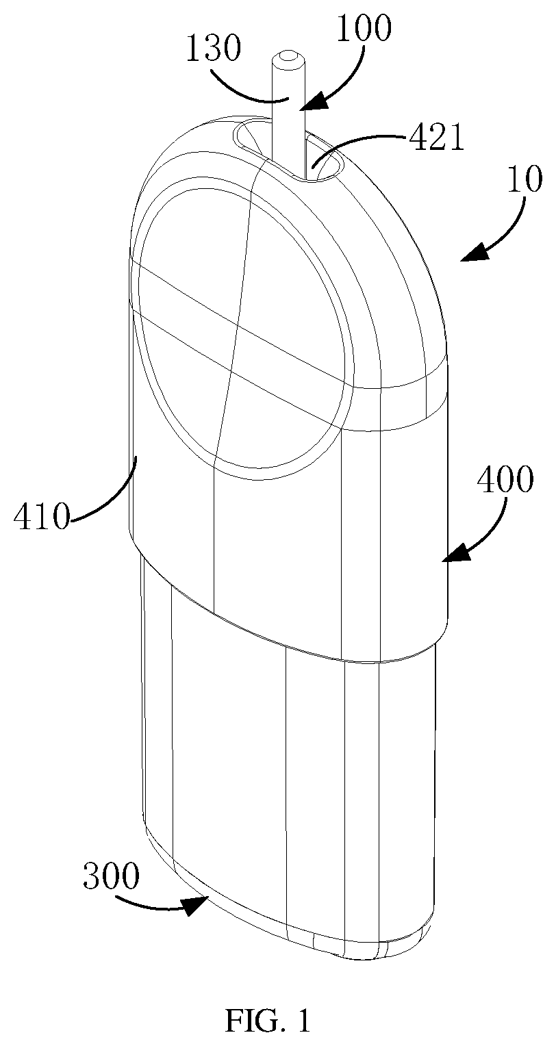 Patent US12102124 Figure 1 – Sealing member, atomizer and electronic atomizing device