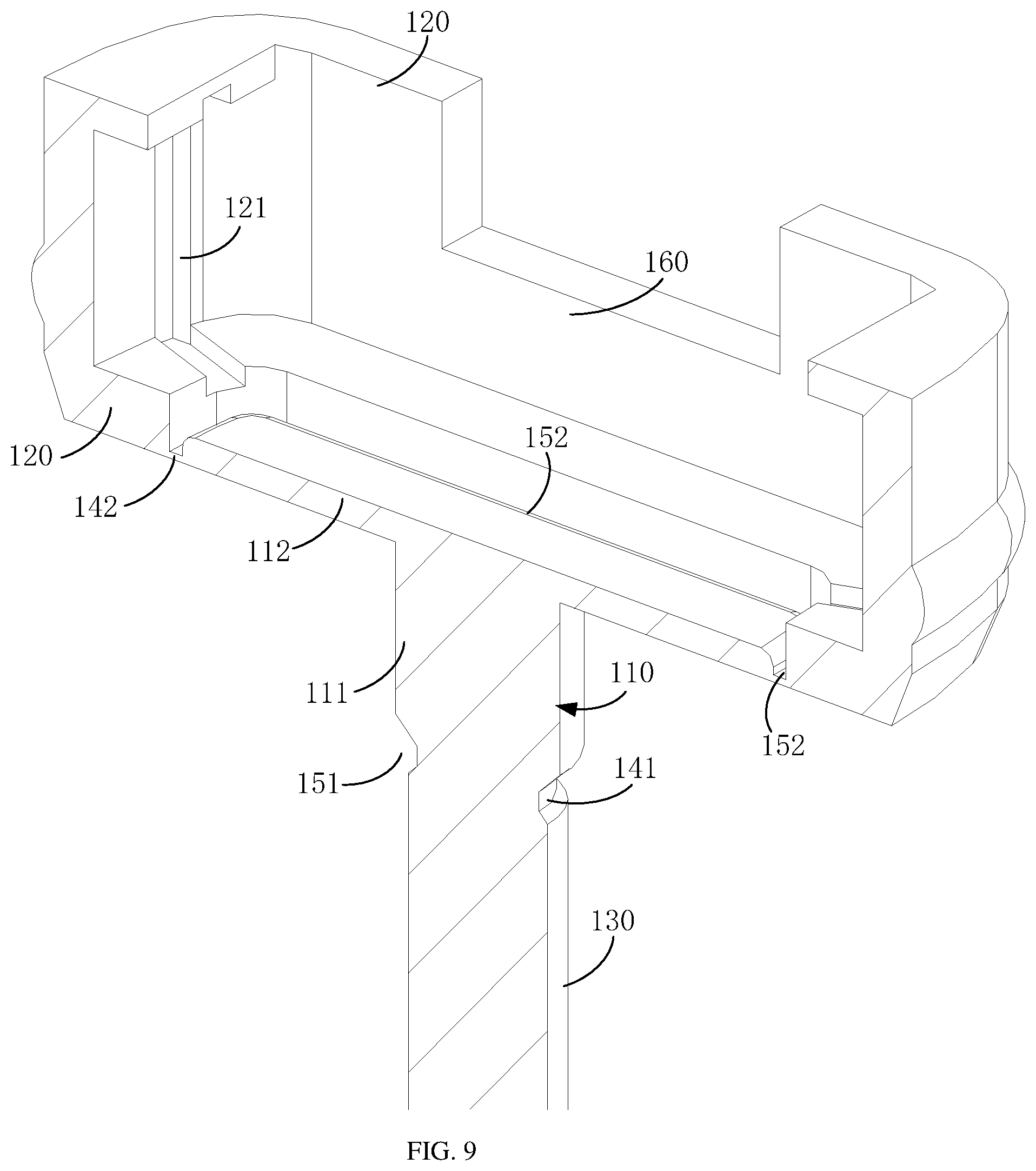 Patent US12102124 Figure 8 – Sealing member, atomizer and electronic atomizing device