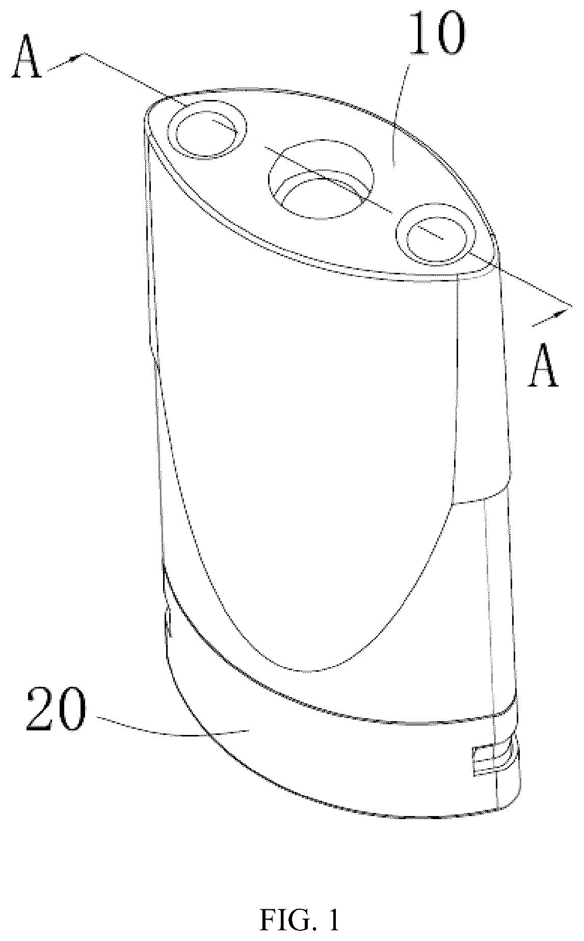 Patent US12102126 Figure 1 – Electronic atomizer, electronic atomizer assembly method, and electronic cigarette