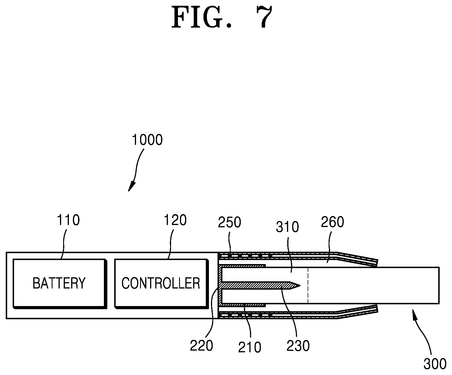 Patent US12102127 Figure 7 – Aerosol generating device with multiple heating portions