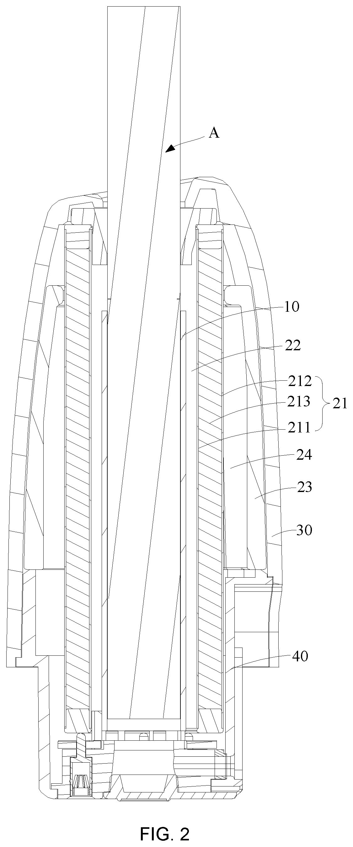 Patent US12102128 Figure 2 – Cigarette heater and electric heating smoking apparatus
