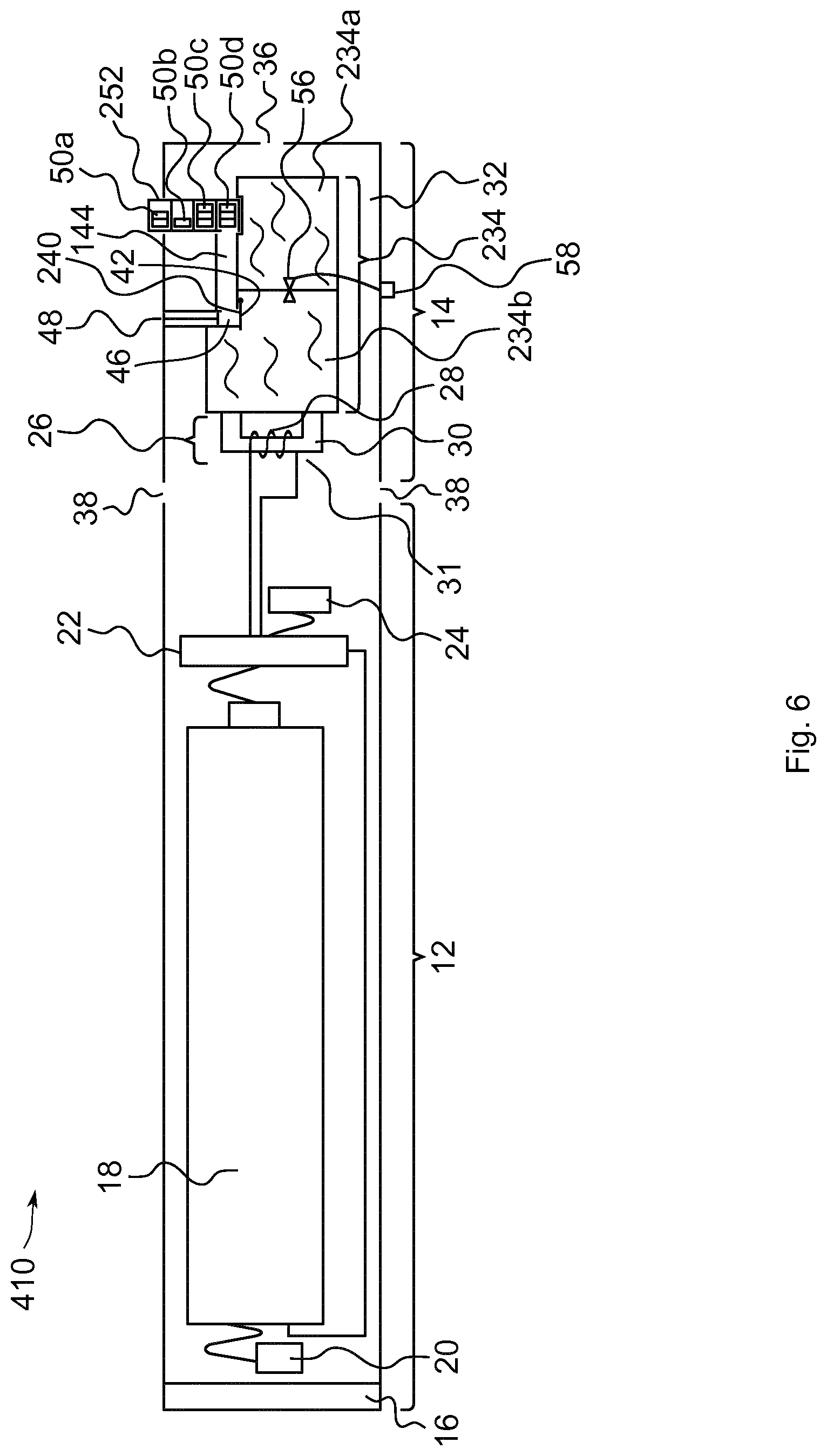 Patent US12102130 Figure 5 – Electronic smoking device with a liquid reservoir that allows the addition of additives