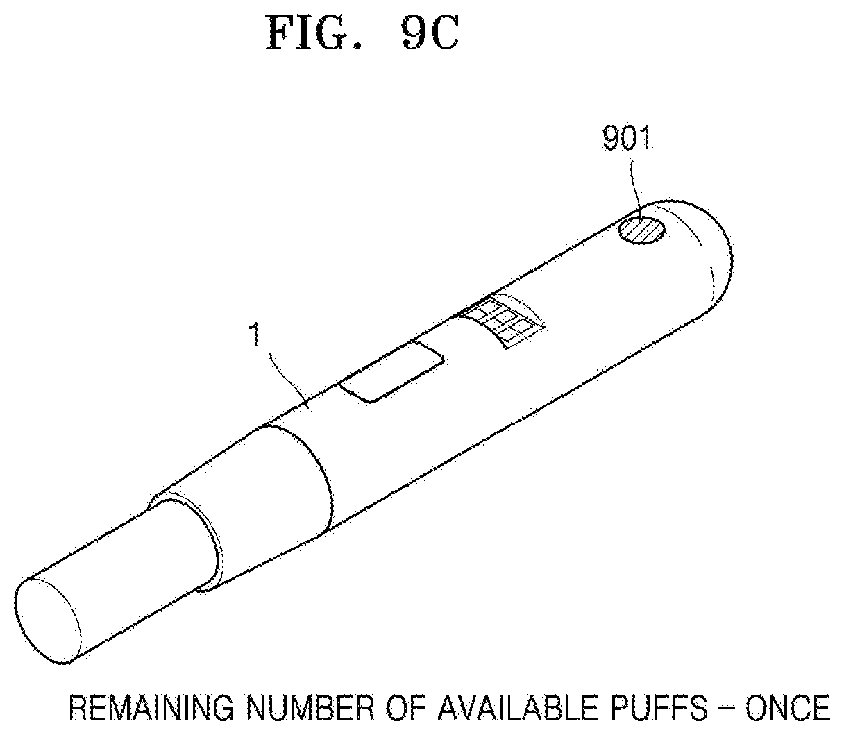 Patent US12102131 Figure 9 – Aerosol generating device and method for providing adaptive feedback through puff recognition