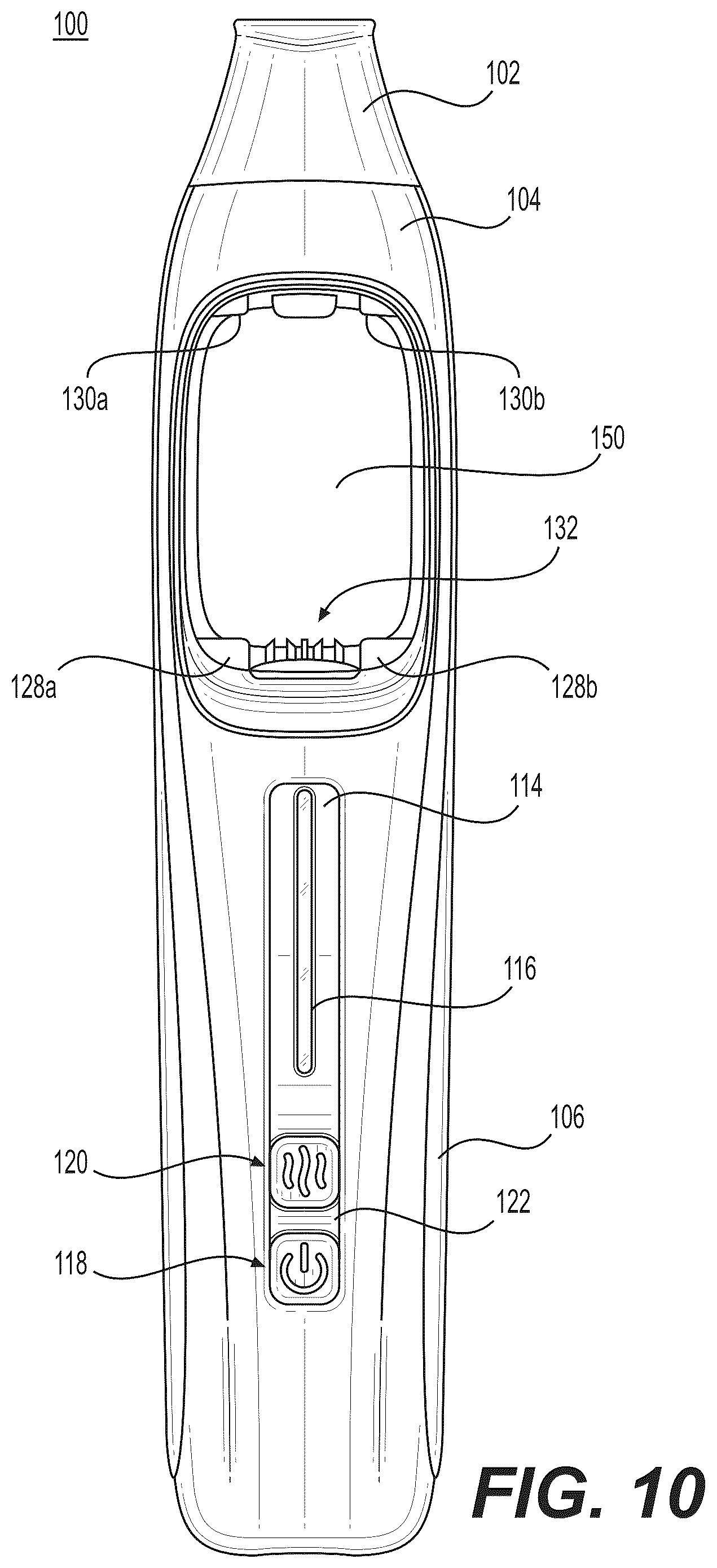 Patent US12102132 Figure 9 – Nicotine electronic vaping devices having nicotine pre-vapor formulation level detection and auto shutdown