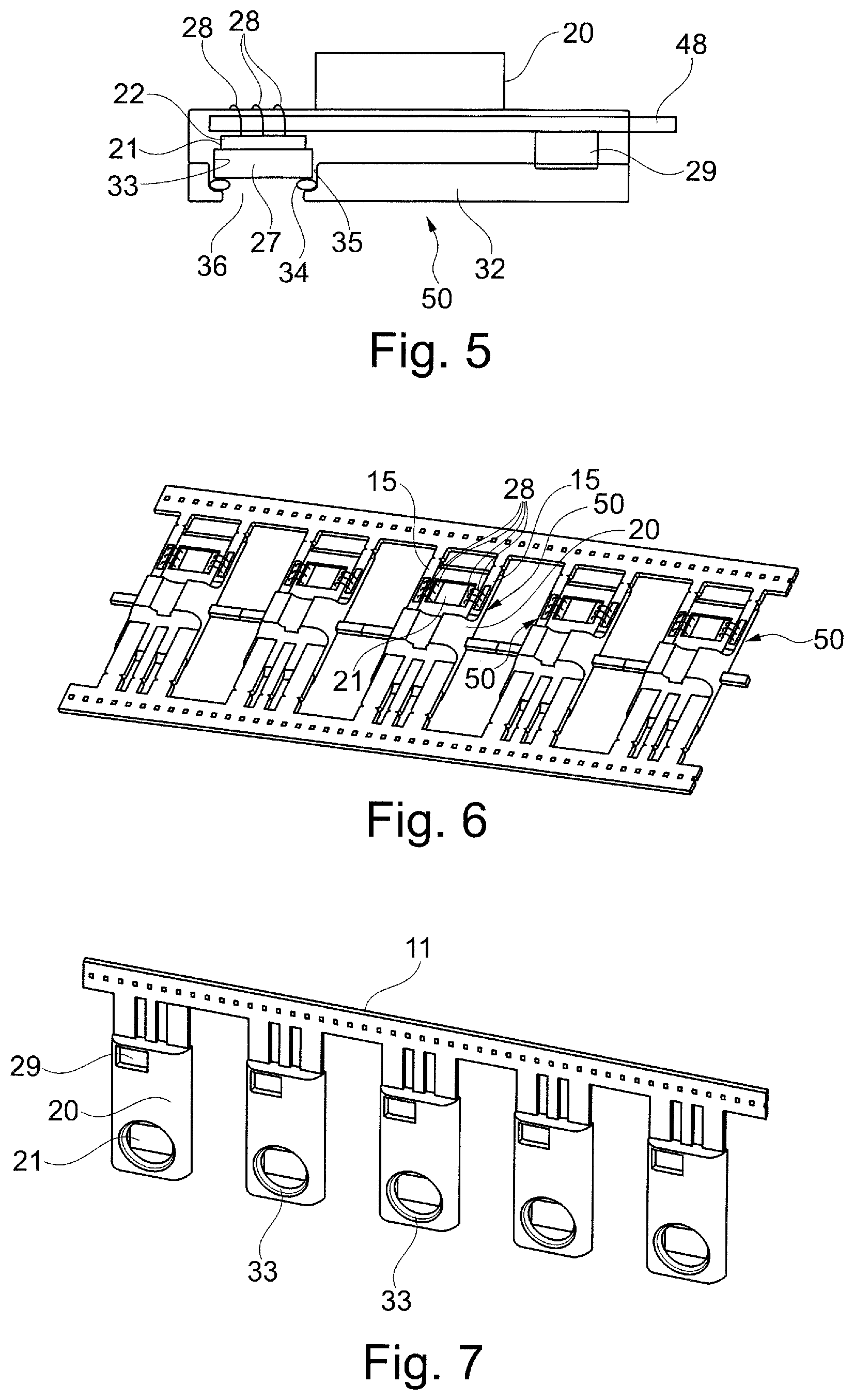 Patent US12102135 Figure 3 – Method and mounting frame for manufacturing a vaporizer unit for an inhaler