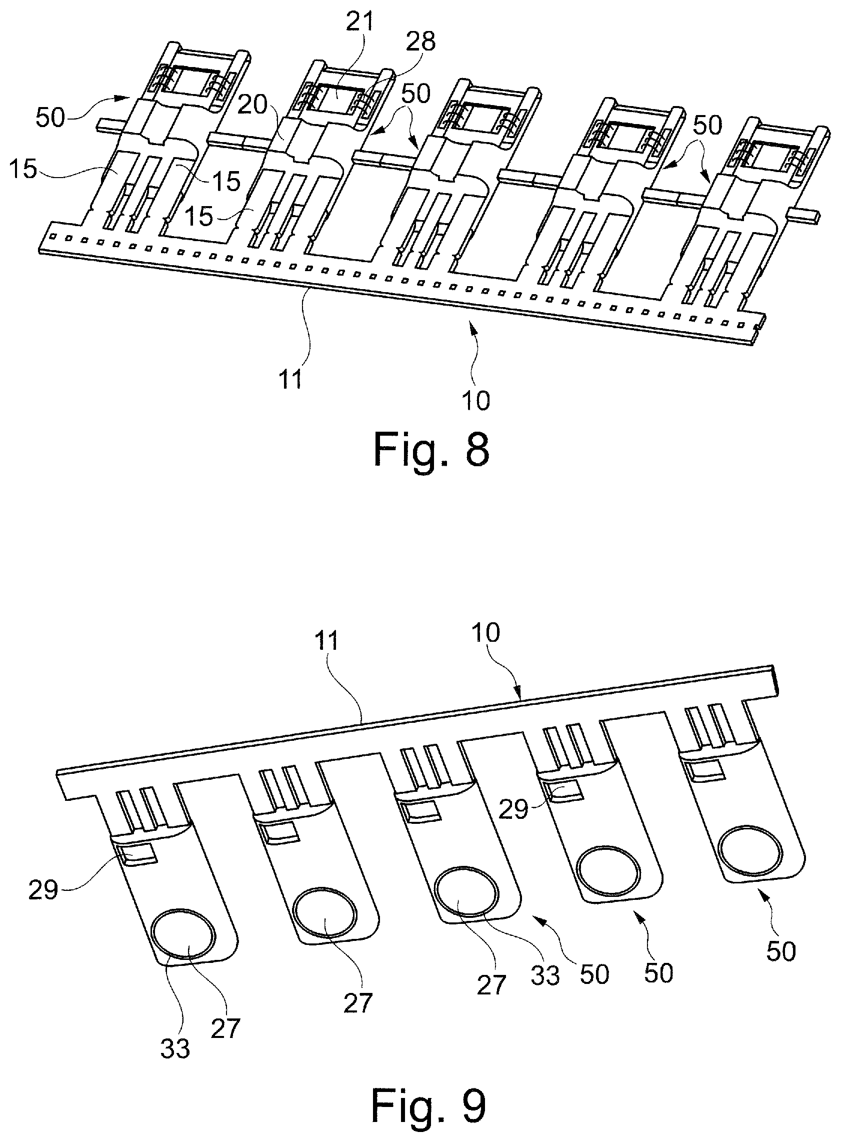 Patent US12102135 Figure 4 – Method and mounting frame for manufacturing a vaporizer unit for an inhaler
