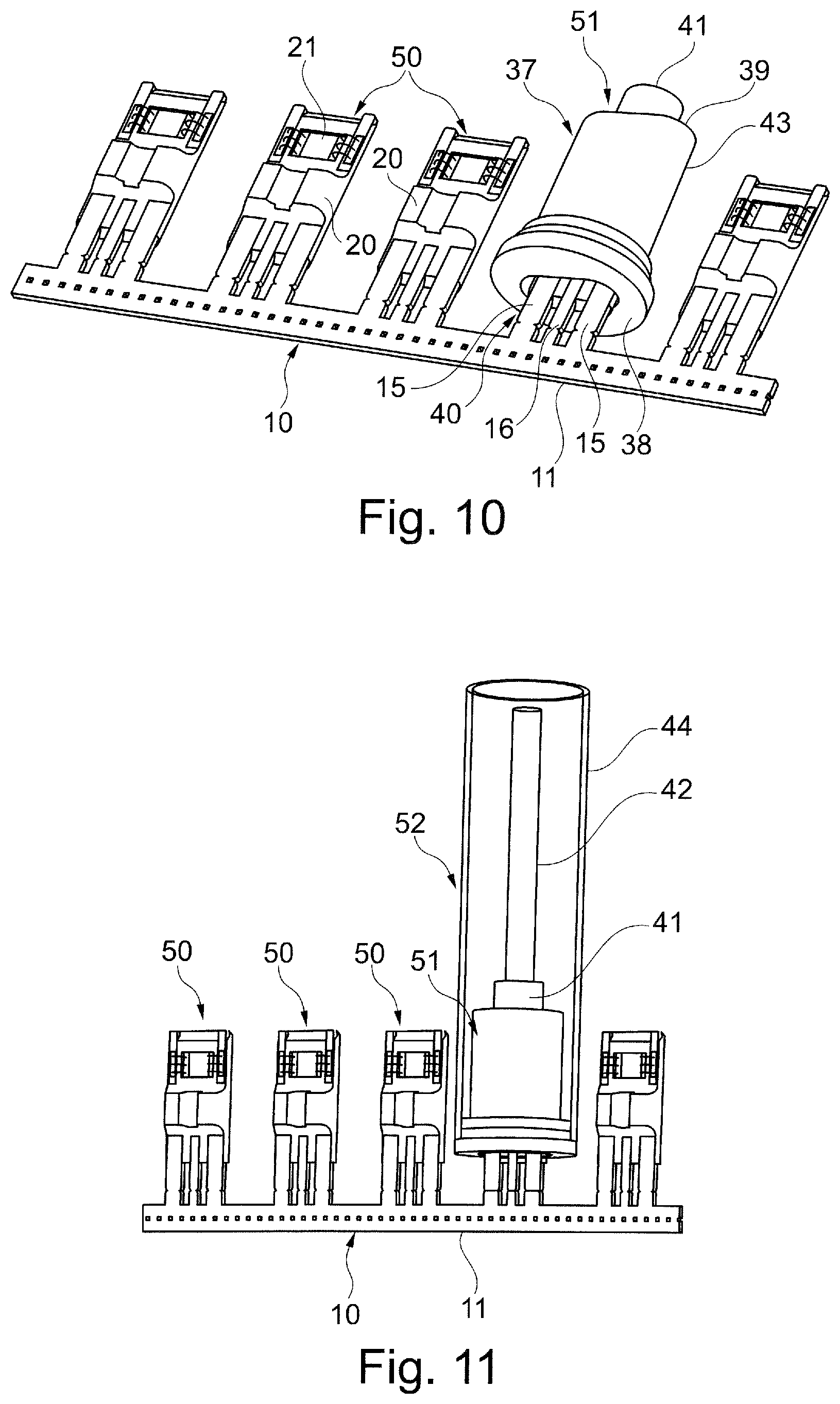 Patent US12102135 Figure 5 – Method and mounting frame for manufacturing a vaporizer unit for an inhaler