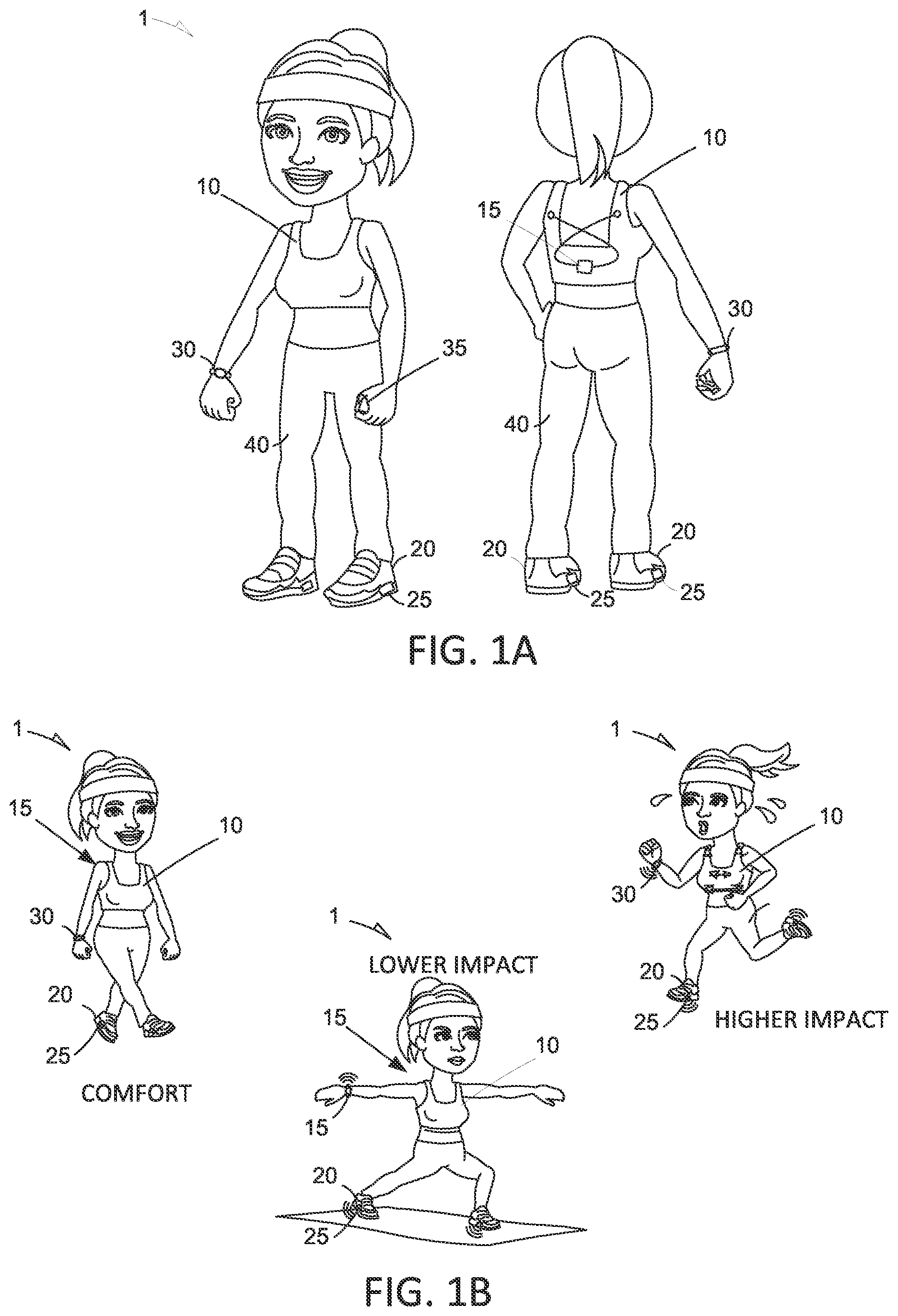 Patent US12102141 — Apparel with controllable displacement system — Figure 1