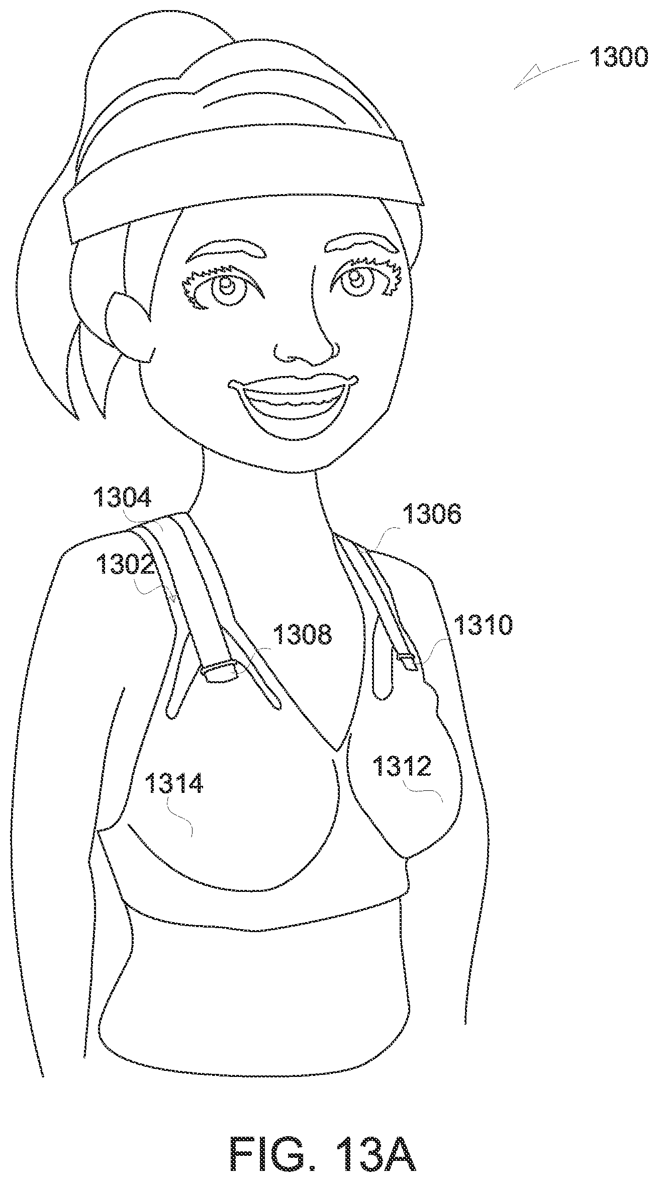 Patent US12102141 Figure 19 – Apparel with controllable displacement system