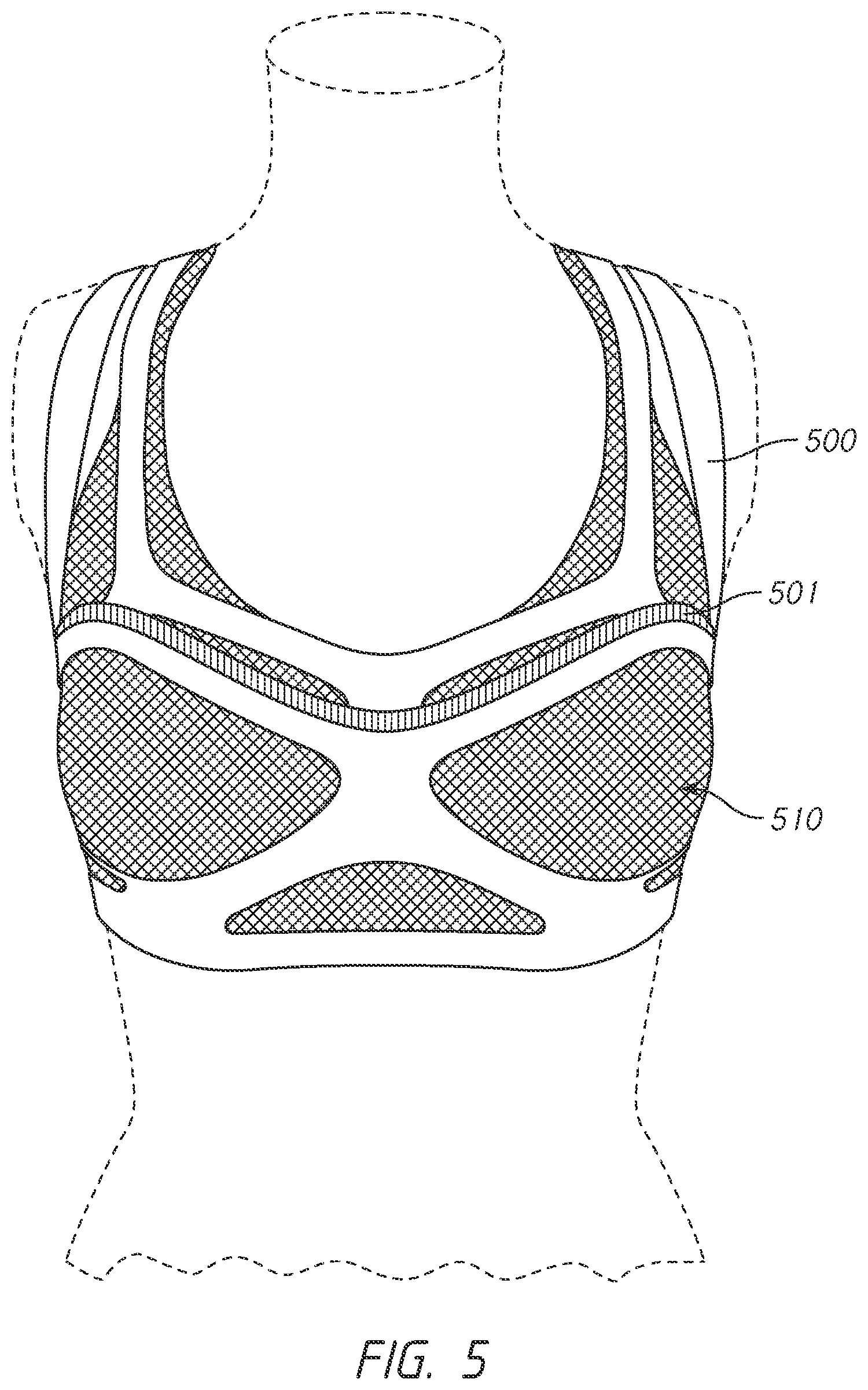 Patent US12102142 Figure 9 – Pressure-distributing undergarment