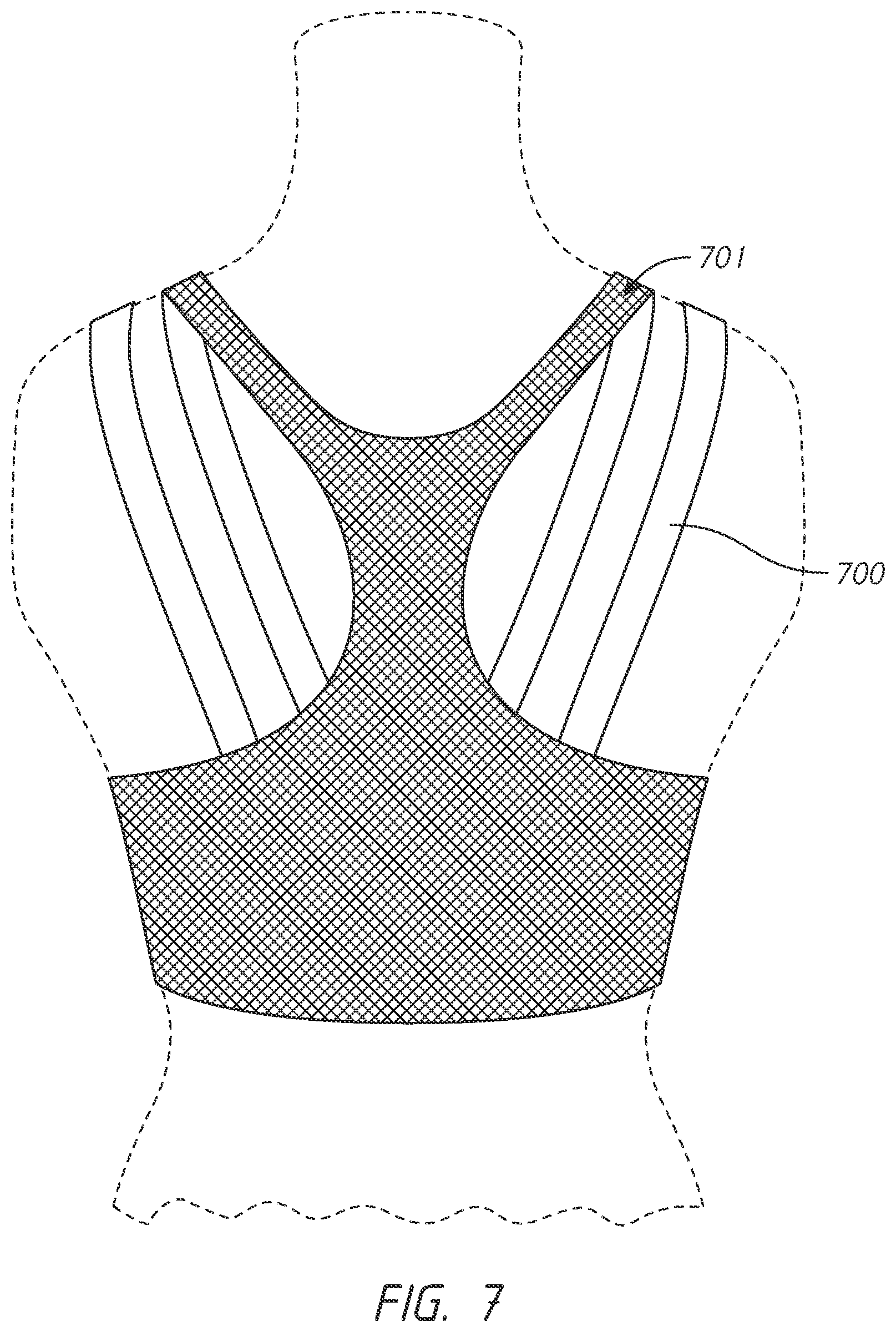 Patent US12102142 Figure 11 – Pressure-distributing undergarment