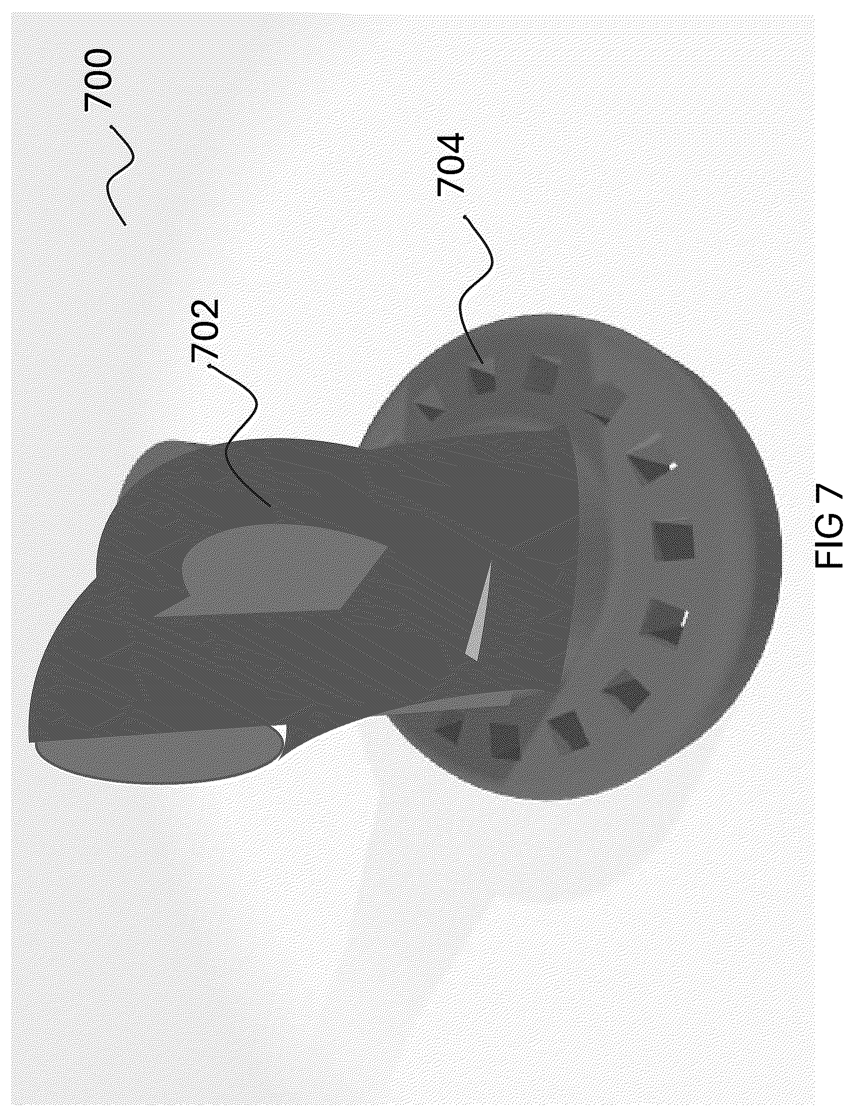 Patent US12102144 Figure 8 – Device and method for the application of evaporation elements and materials to garments and head gear to reduce core body temperature for athletic performance enhancement