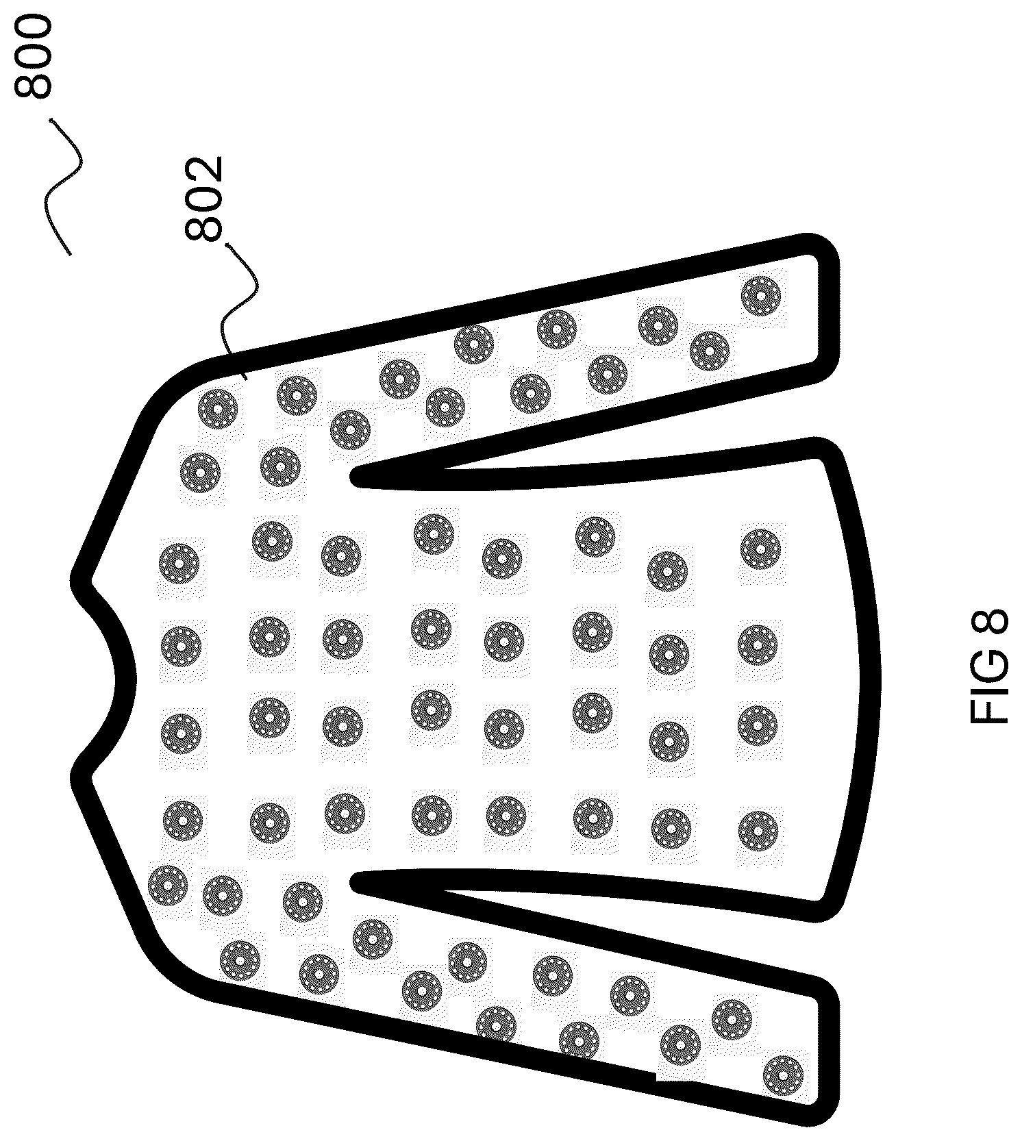 Patent US12102144 Figure 9 – Device and method for the application of evaporation elements and materials to garments and head gear to reduce core body temperature for athletic performance enhancement