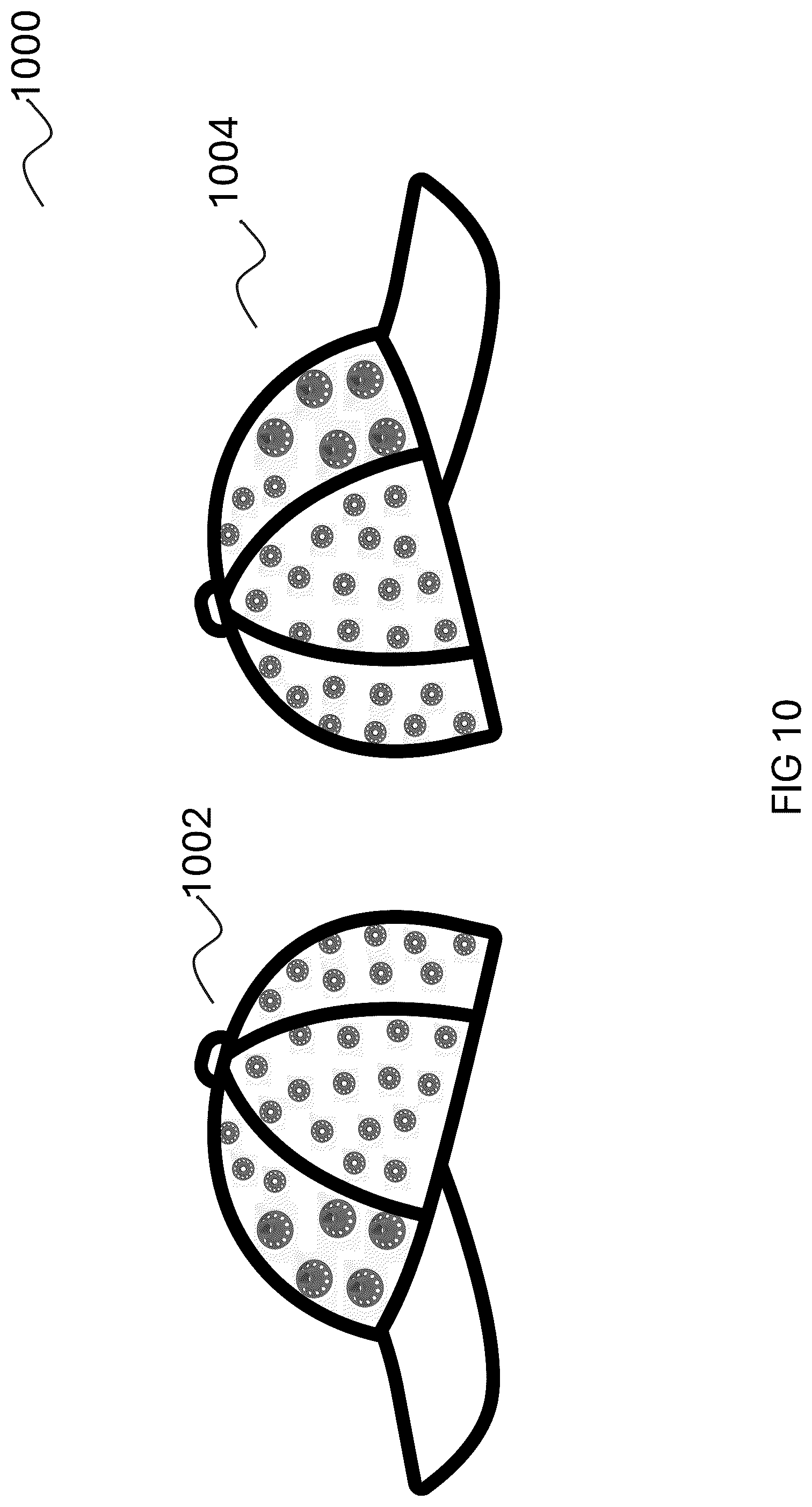 Patent US12102144 Figure 11 – Device and method for the application of evaporation elements and materials to garments and head gear to reduce core body temperature for athletic performance enhancement