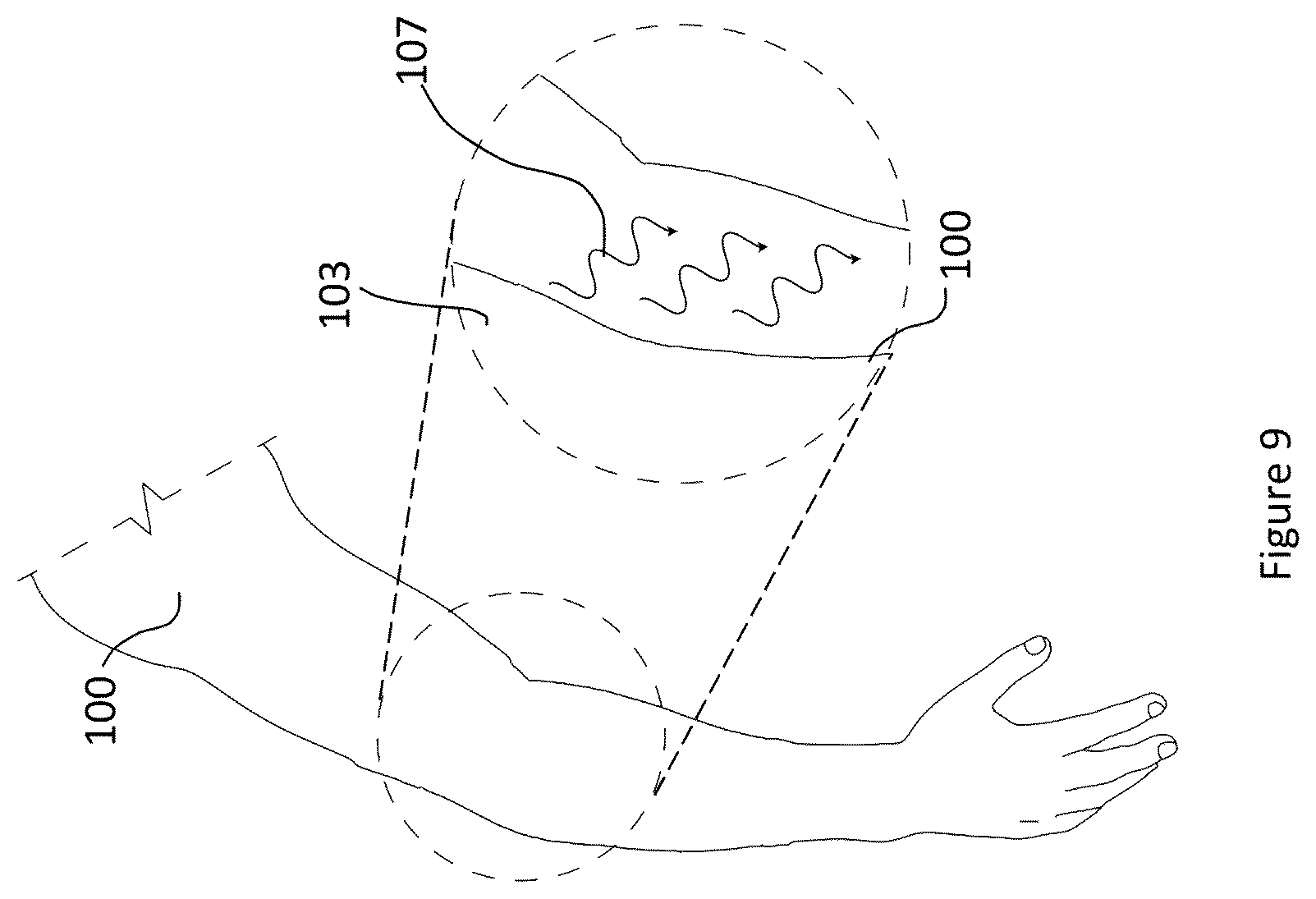 Patent US12102145 Figure 9 – Material and apparel that positively affect the health and wellbeing of a mammal