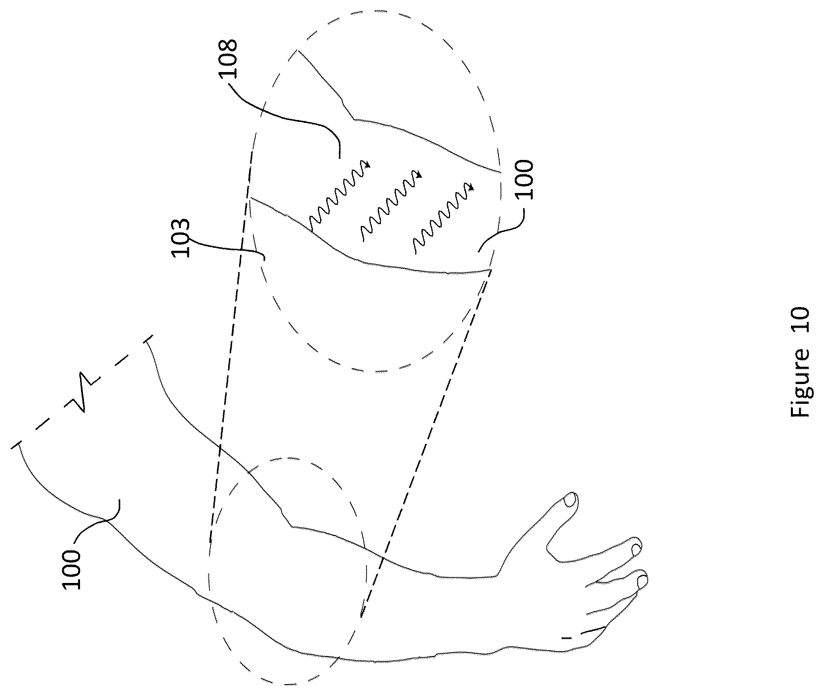 Patent US12102145 Figure 10 – Material and apparel that positively affect the health and wellbeing of a mammal