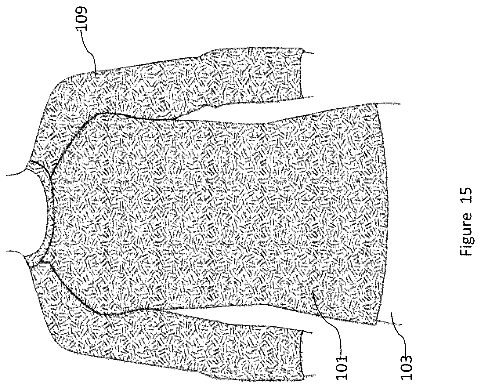 Patent US12102145 Figure 15 – Material and apparel that positively affect the health and wellbeing of a mammal