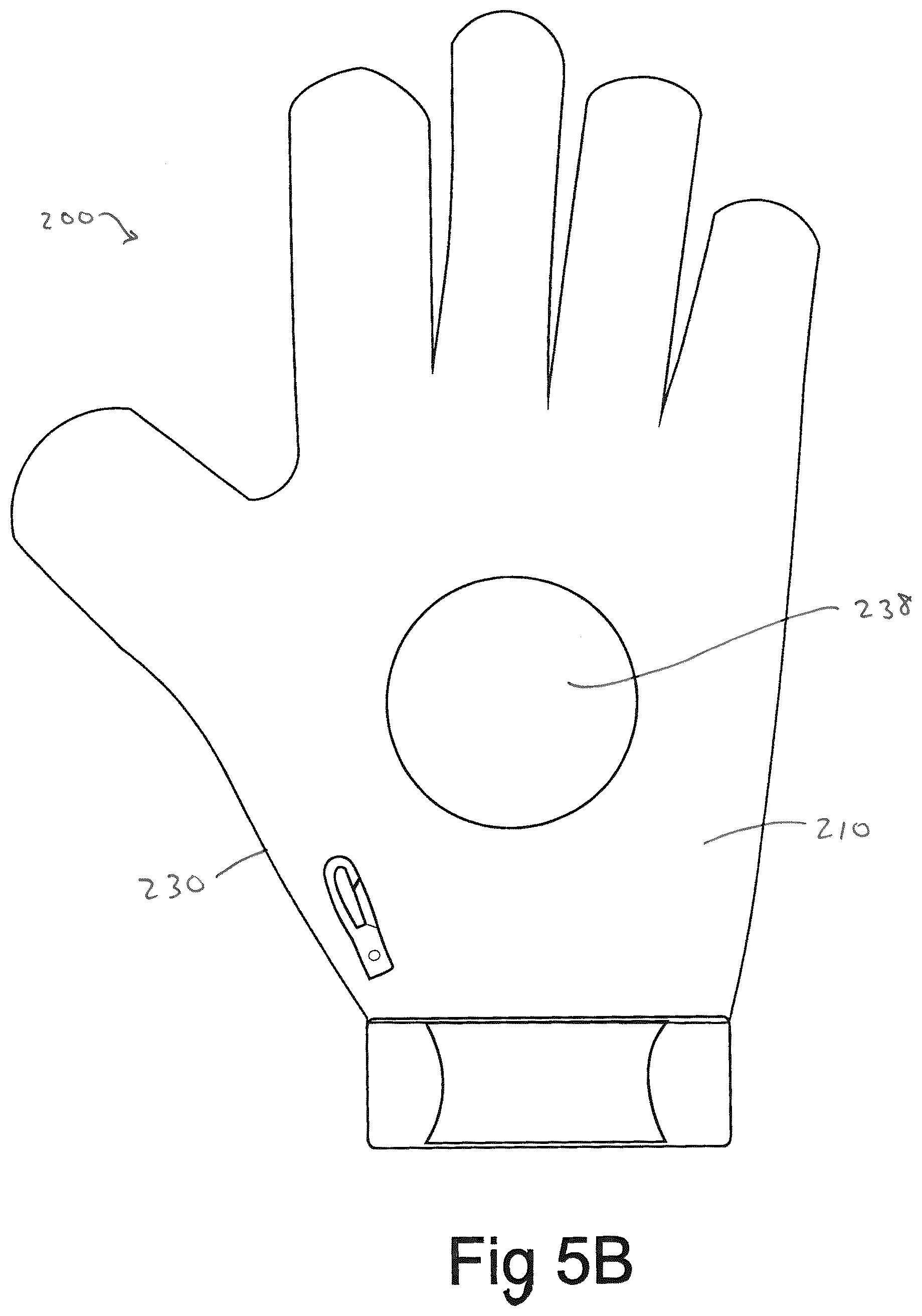 Patent US12102146 Figure 8 – Utility glove with retention feature