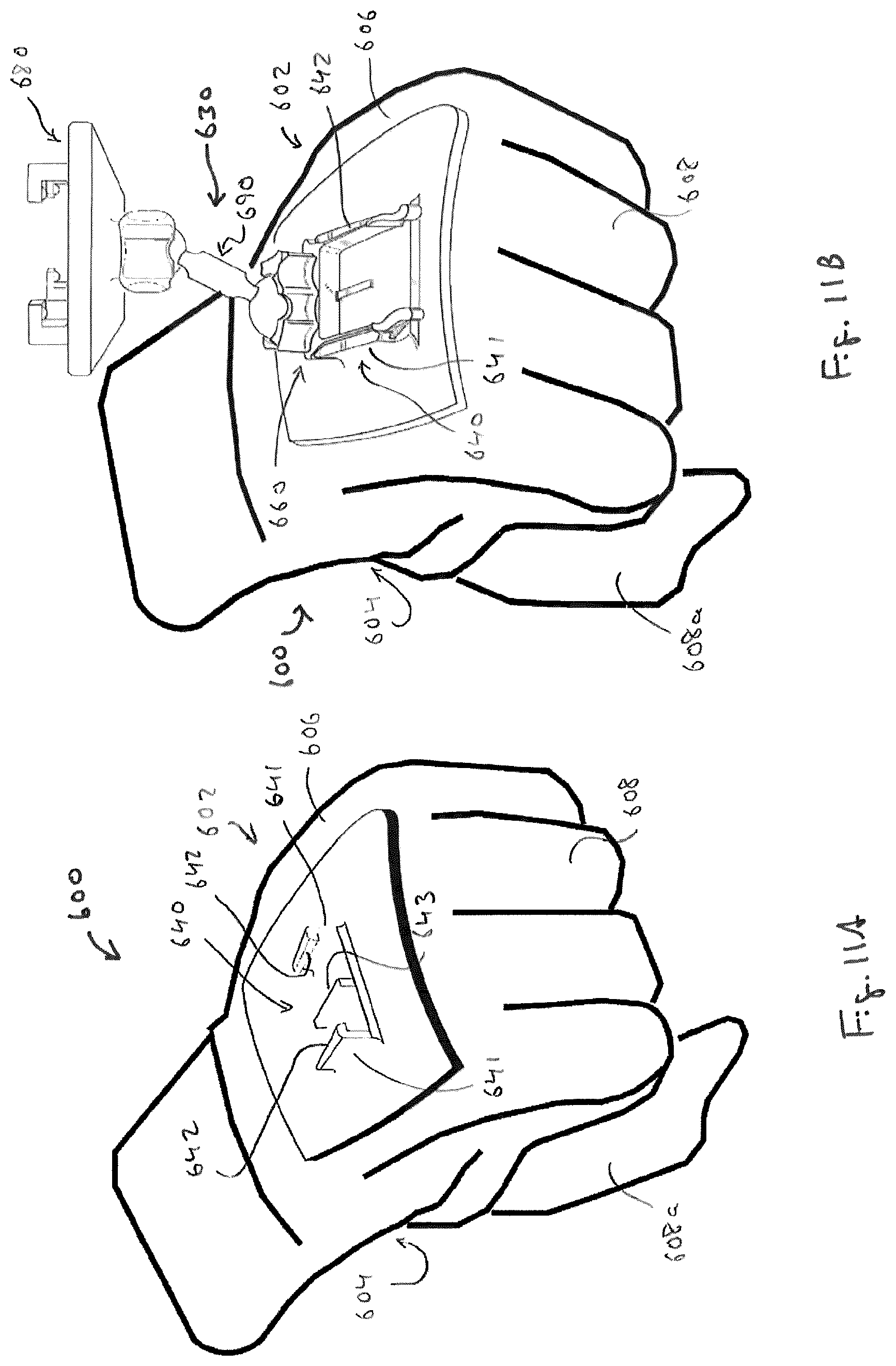 Patent US12102146 Figure 14 – Utility glove with retention feature