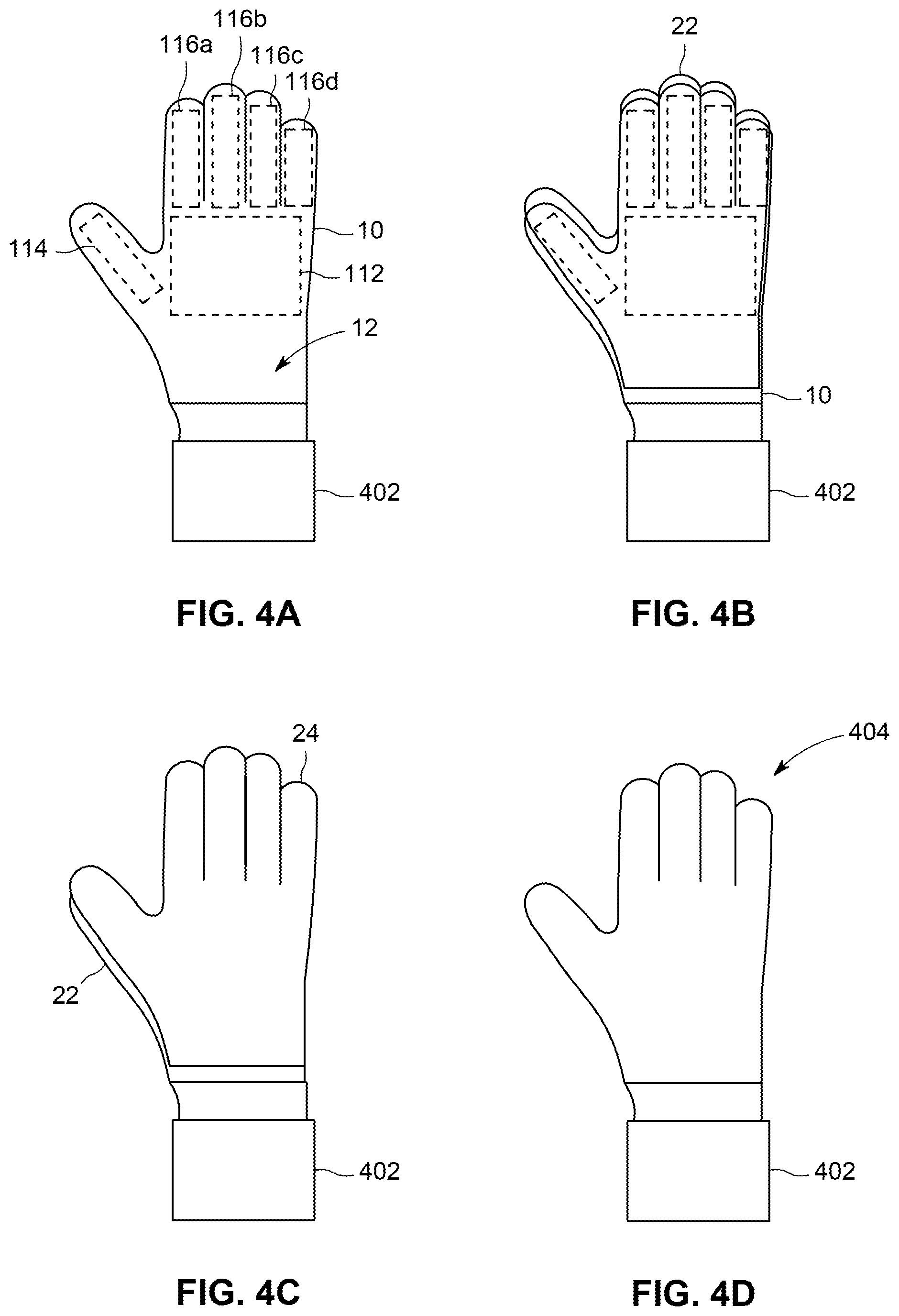 Patent US12102147 Figure 6 – Liquid proof gloves having impact protection