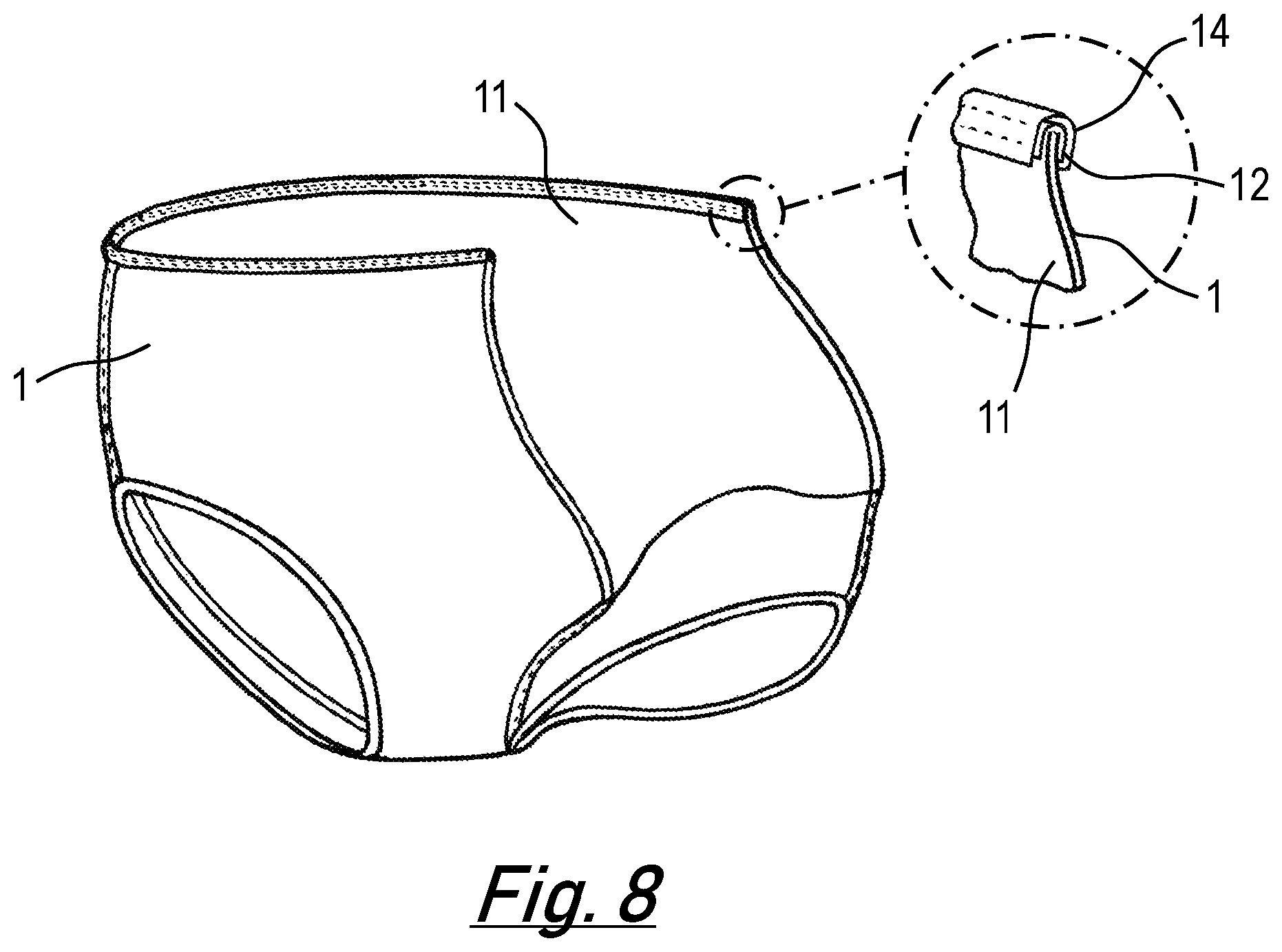 Patent US12102149 Figure 2 – Garment
