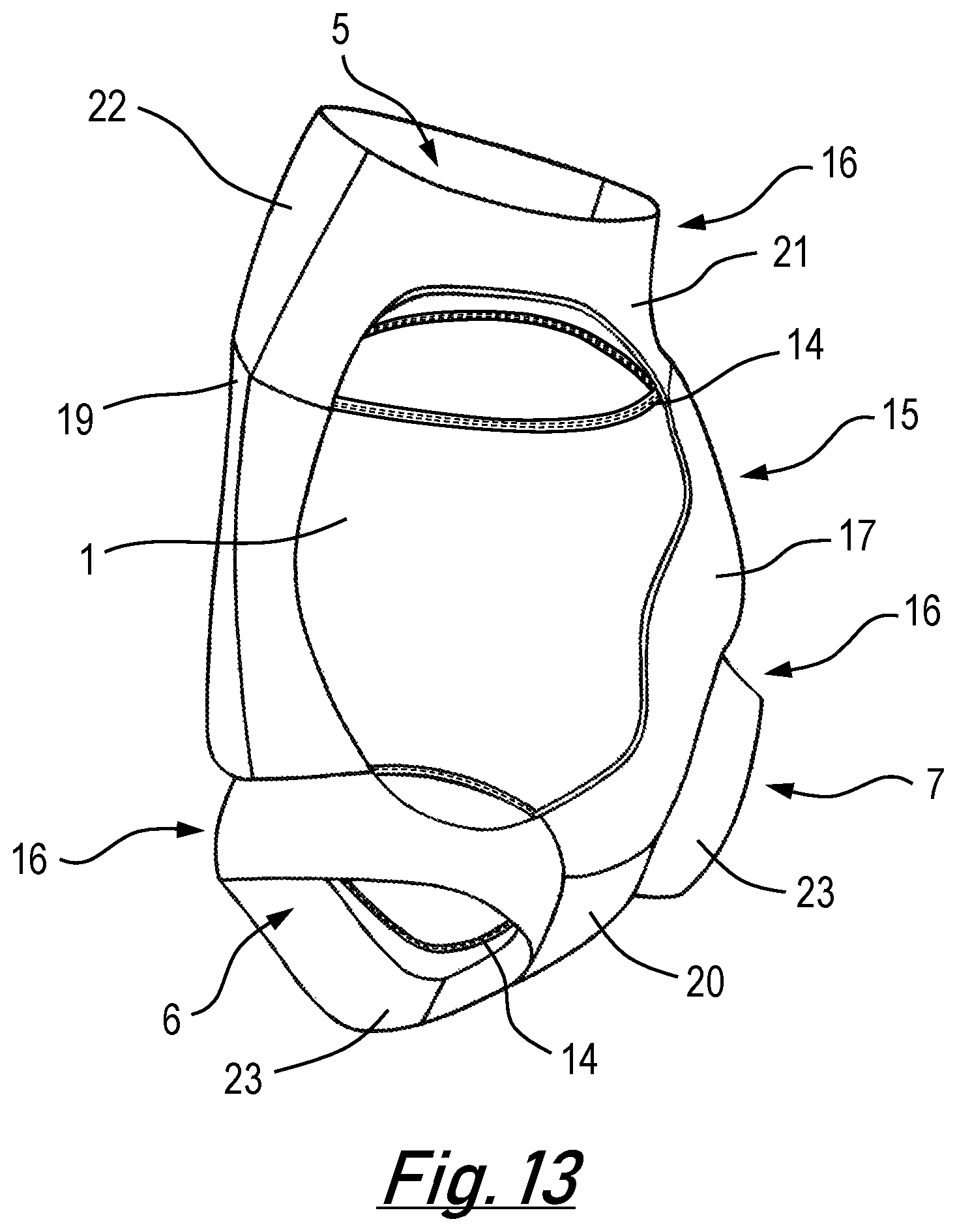 Patent US12102149 Figure 4 – Garment