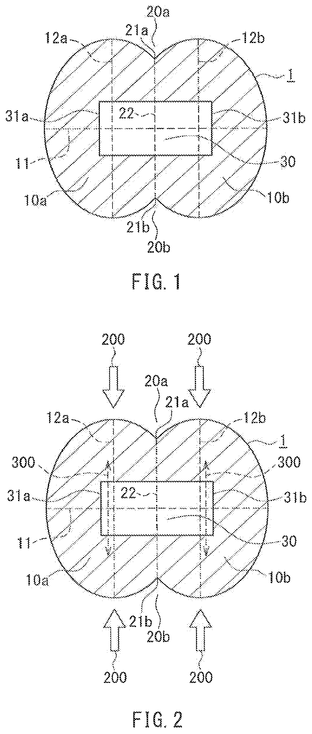 Patent US12102151 Figure 1 – Fiber for artificial hair and hair ornament product including same