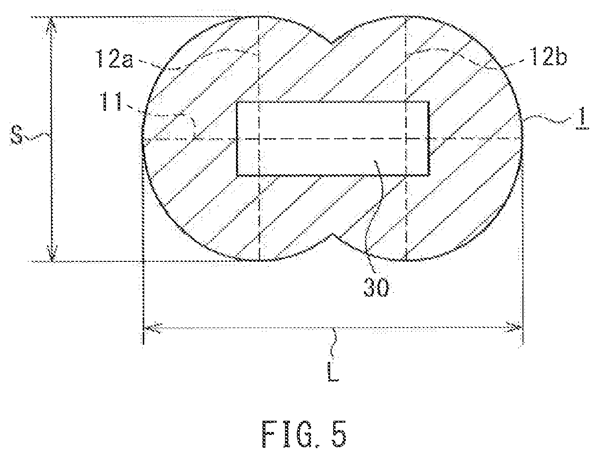 Patent US12102151 Figure 3 – Fiber for artificial hair and hair ornament product including same