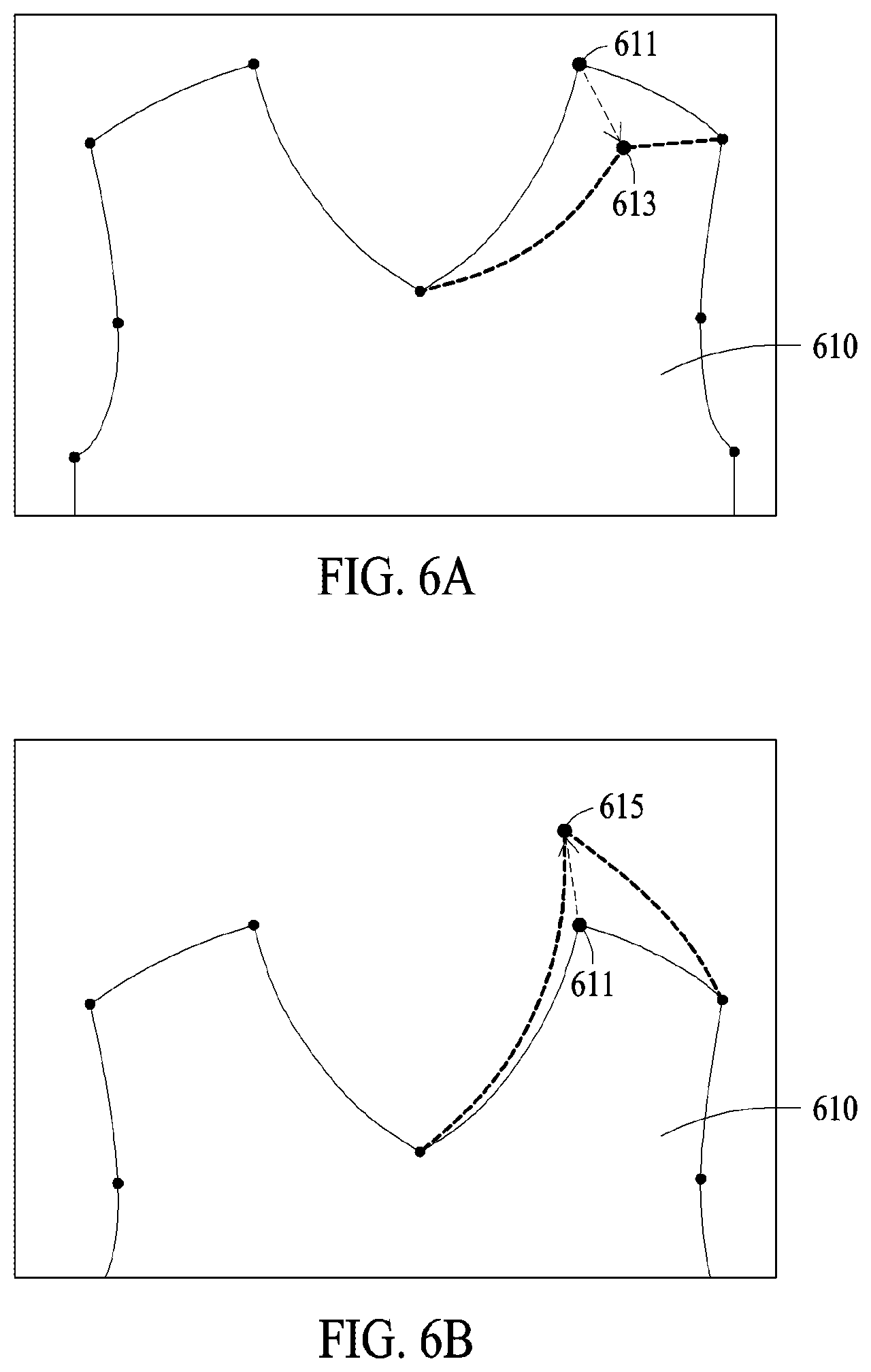 Patent US12102152 Figure 5 – Designing garment using style line