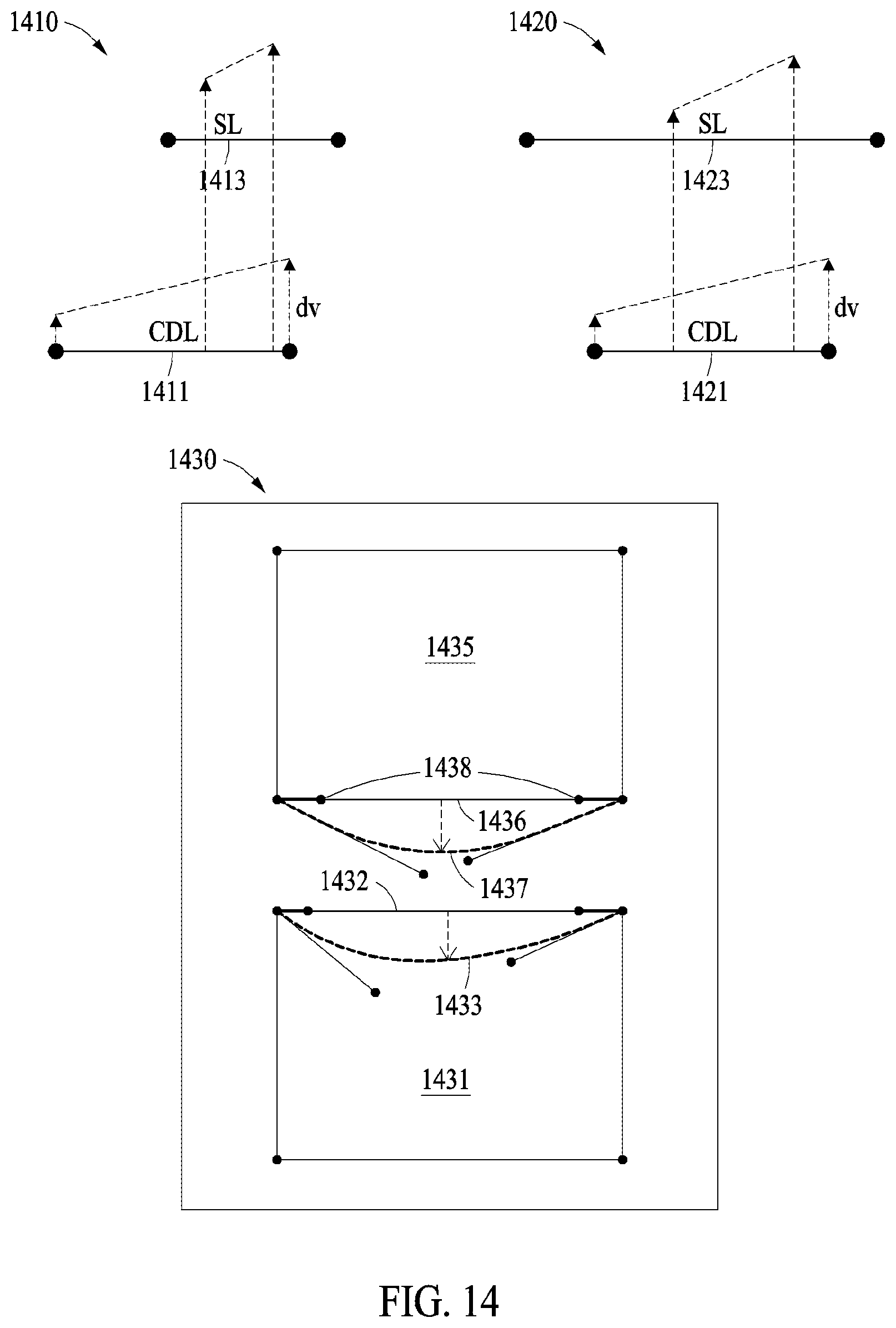 Patent US12102152 Figure 12 – Designing garment using style line