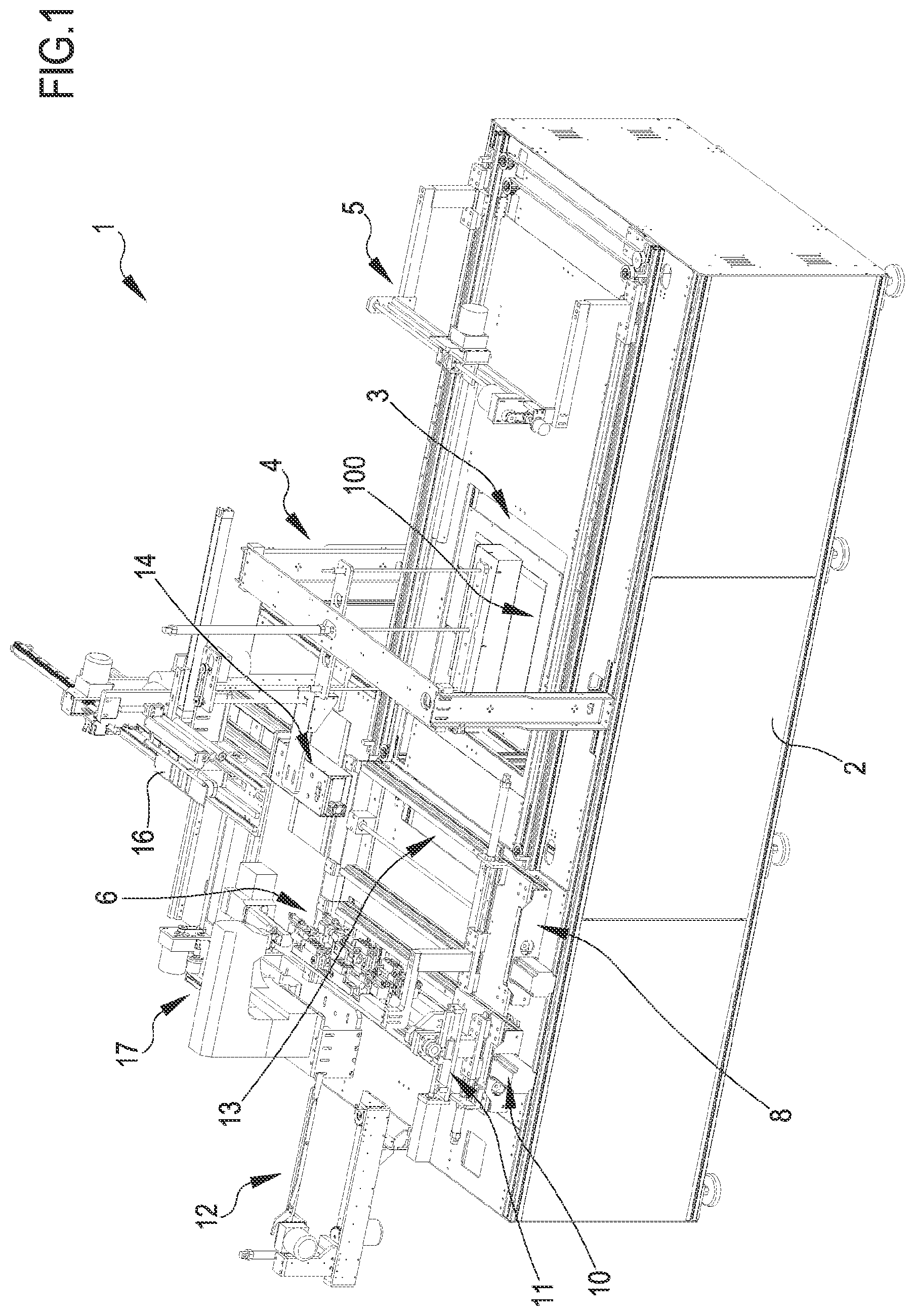 Patent US12102153 Figure 1 – Machine for manufacturing boxers