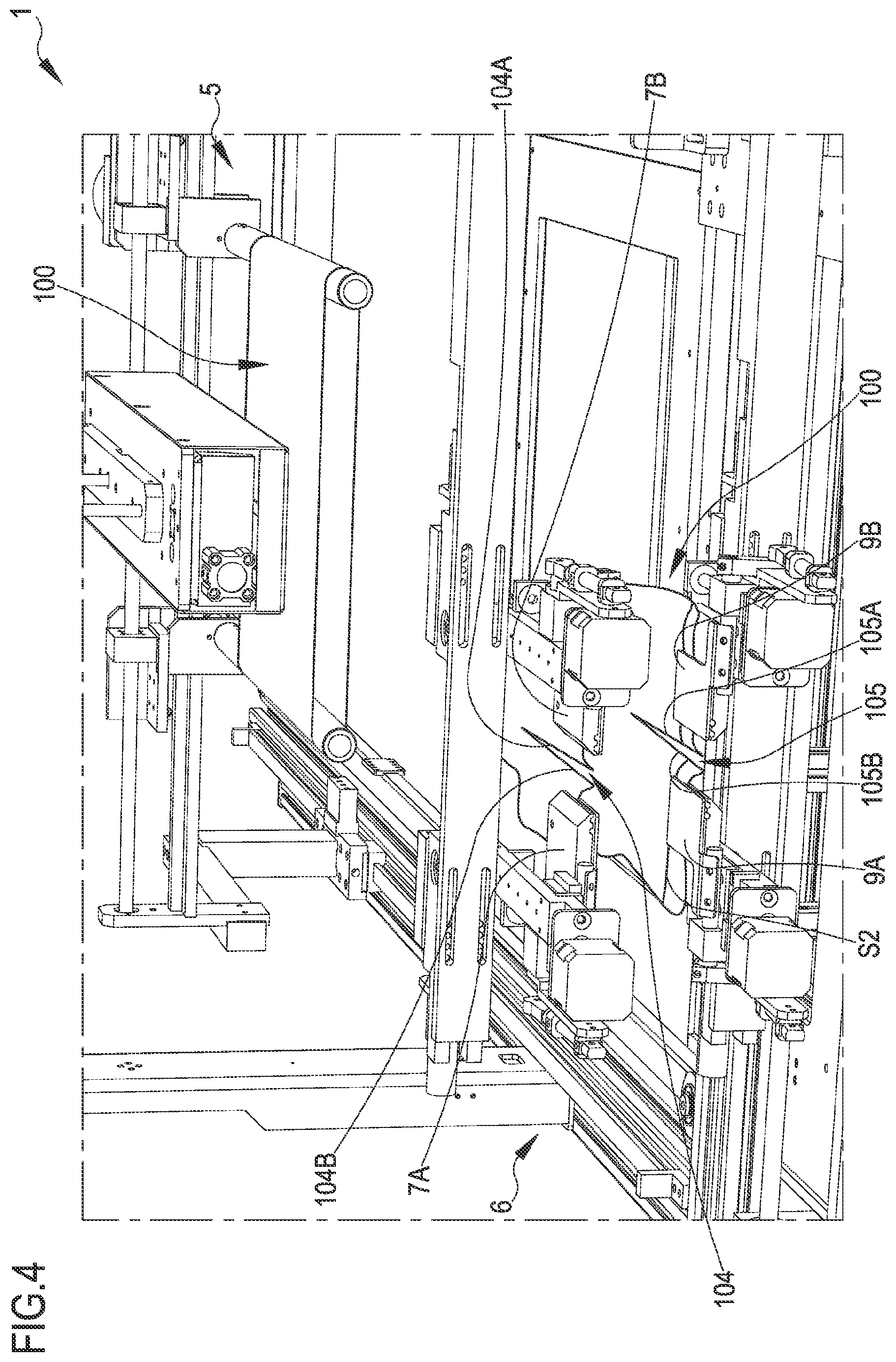 Patent US12102153 Figure 4 – Machine for manufacturing boxers