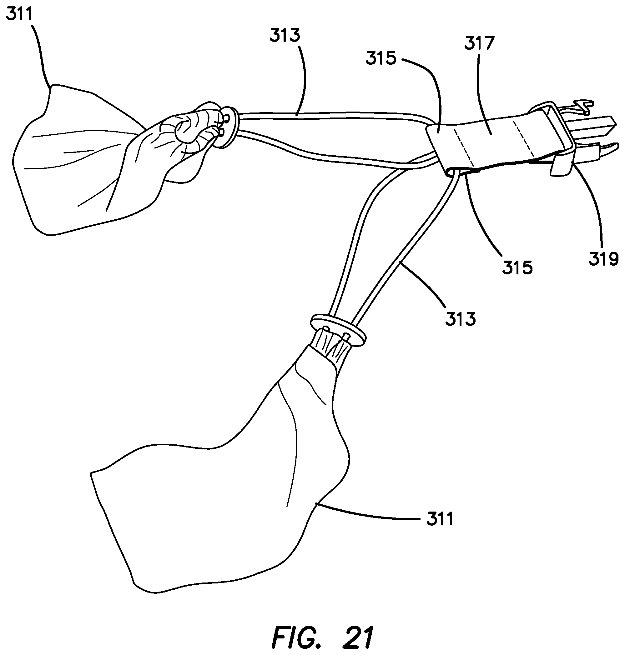 Patent US12102156 Figure 10 – Securable hat assembly