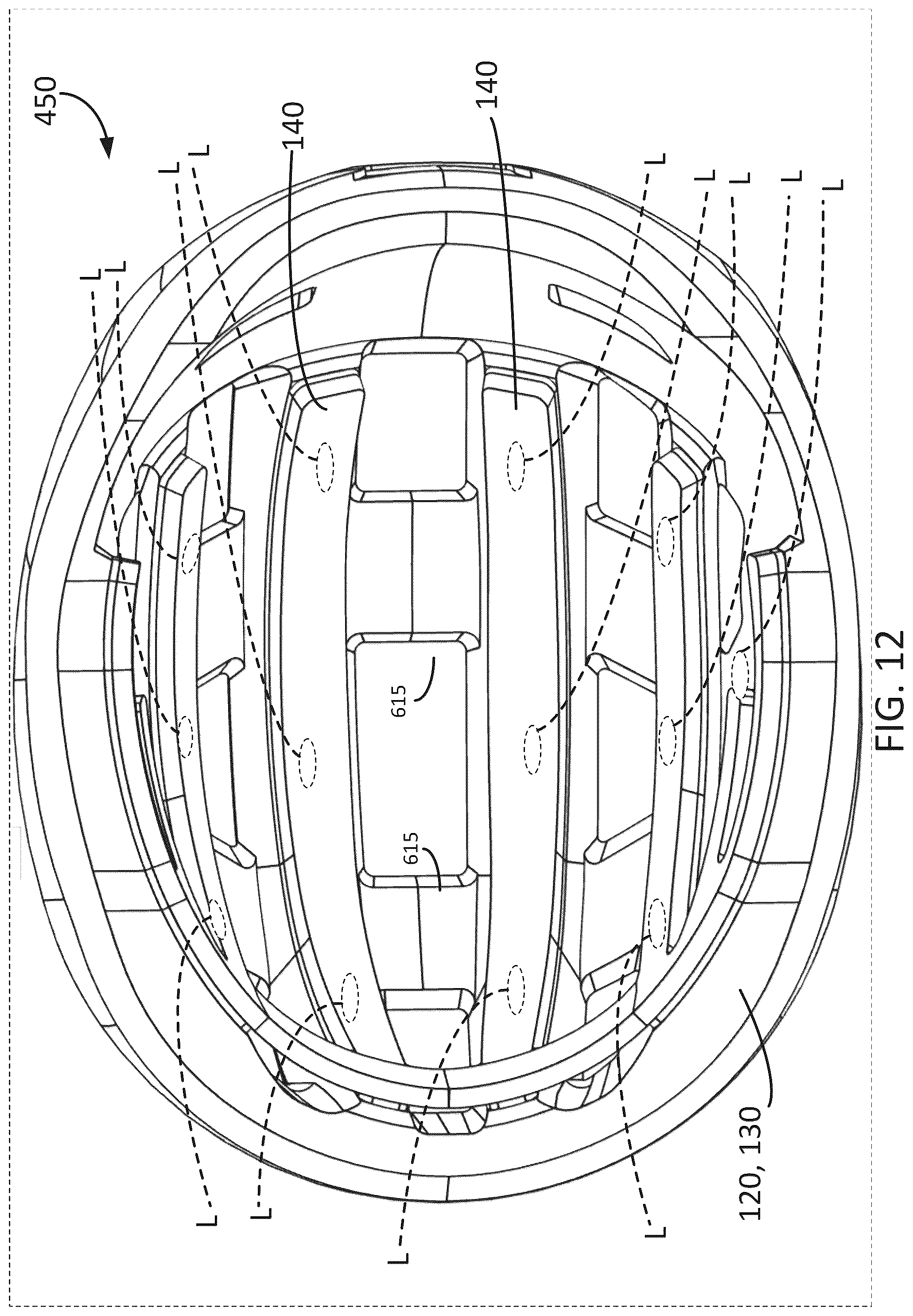 Patent US12102158 Figure 10 – Helmet coupler and helmet with helmet coupler