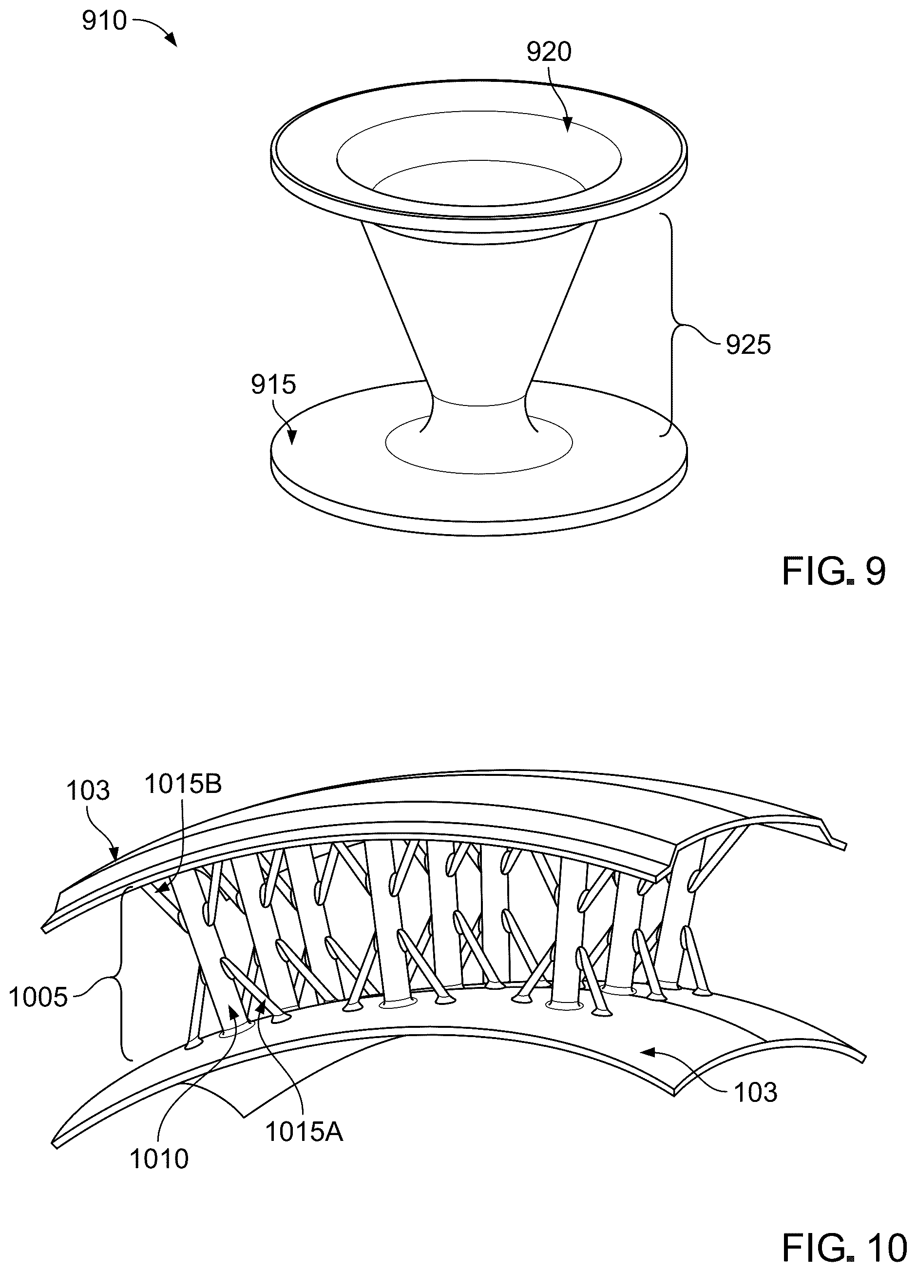 Patent US12102159 Figure 7 – Impact absorbing structures for athletic helmet